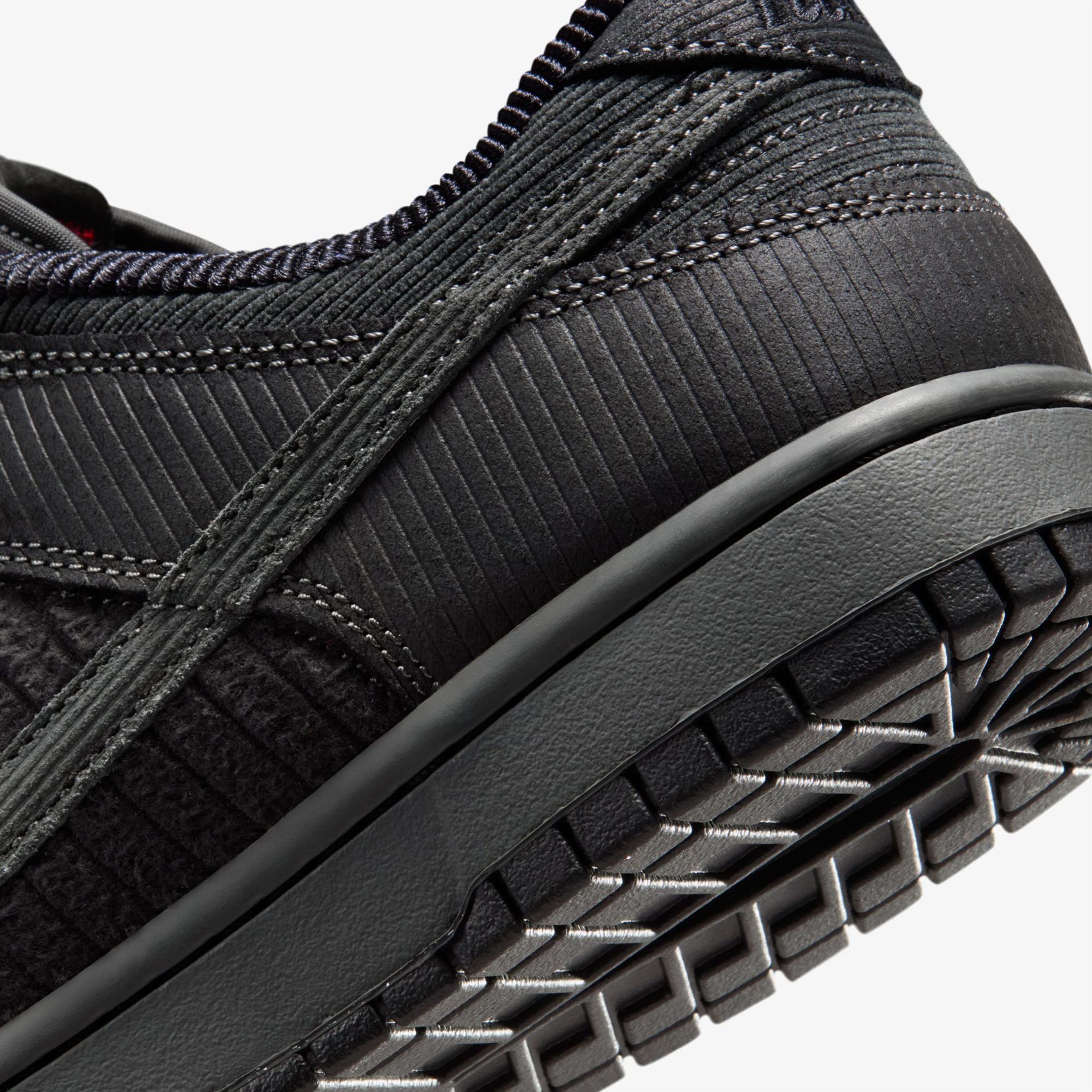 Nike Dunk Low Retro Premium Erkek Siyah Spor Ayakkabı