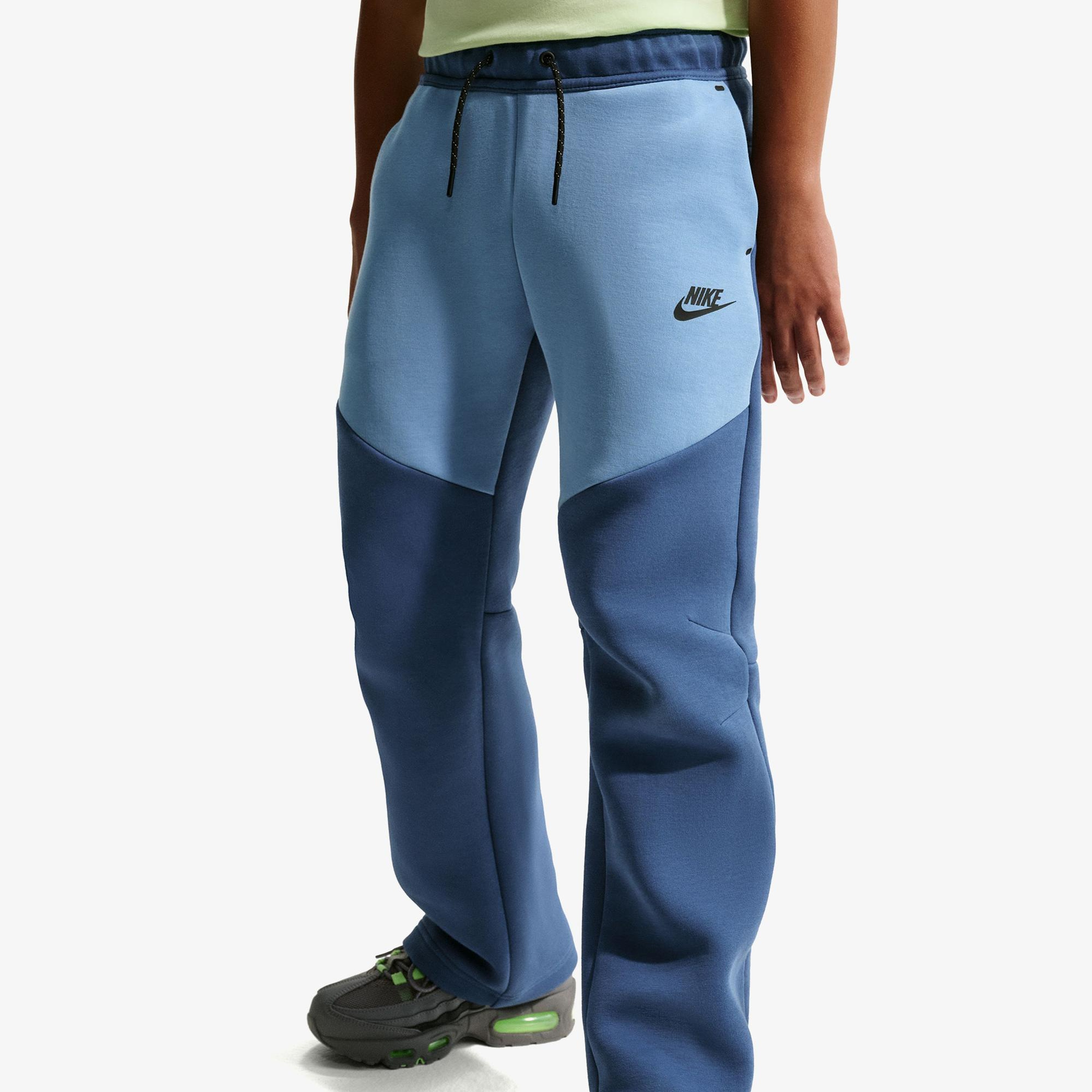 Nike Sportswear Tech Fleece Çocuk Mavi Eşofman Altı