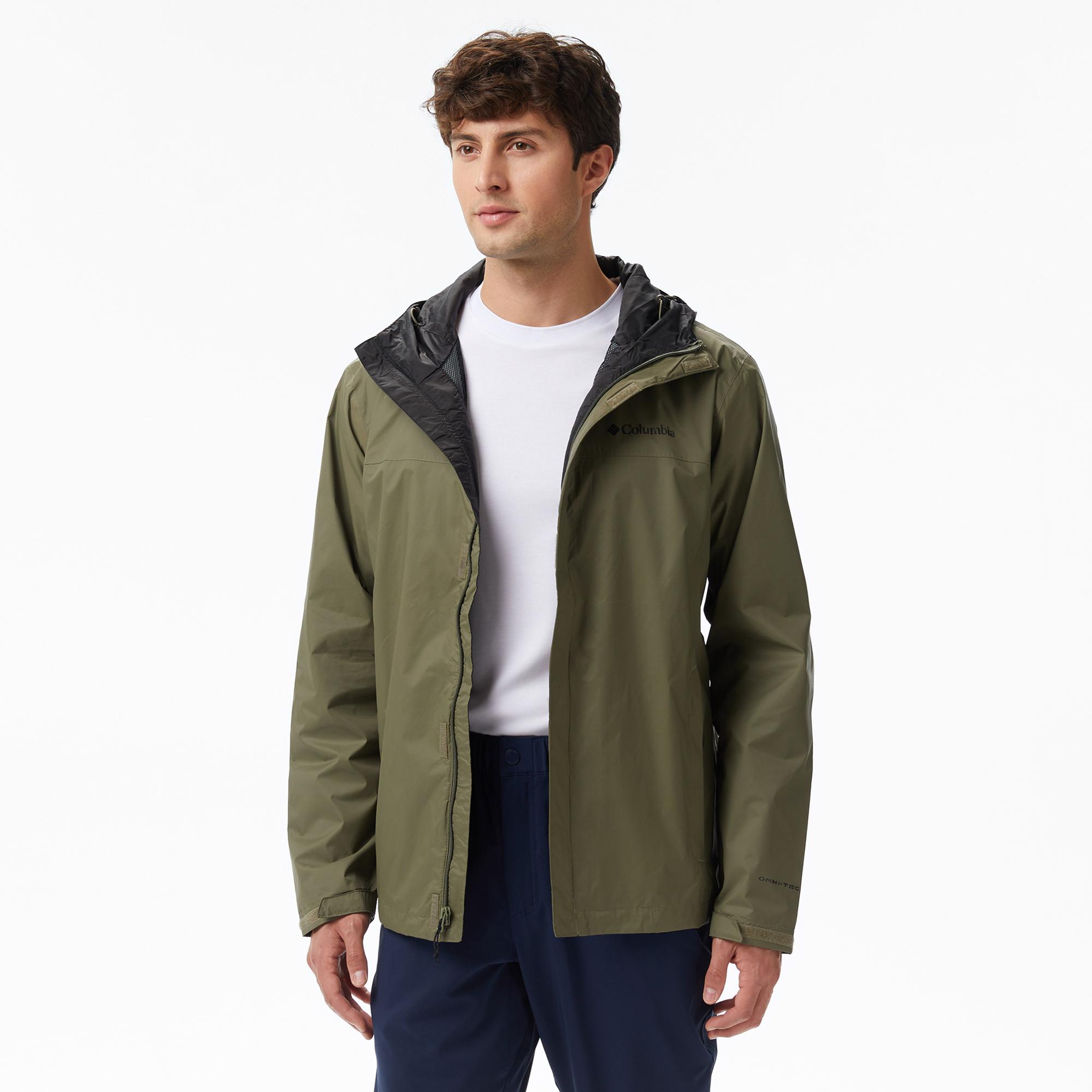 Columbia Watertight II Erkek Yeşil Yağmurluk