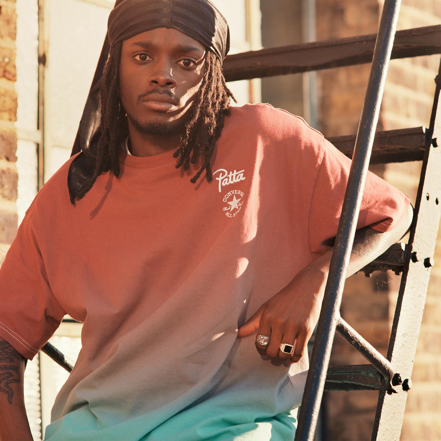 Converse x Patta Unisex Bordo T-Shirt