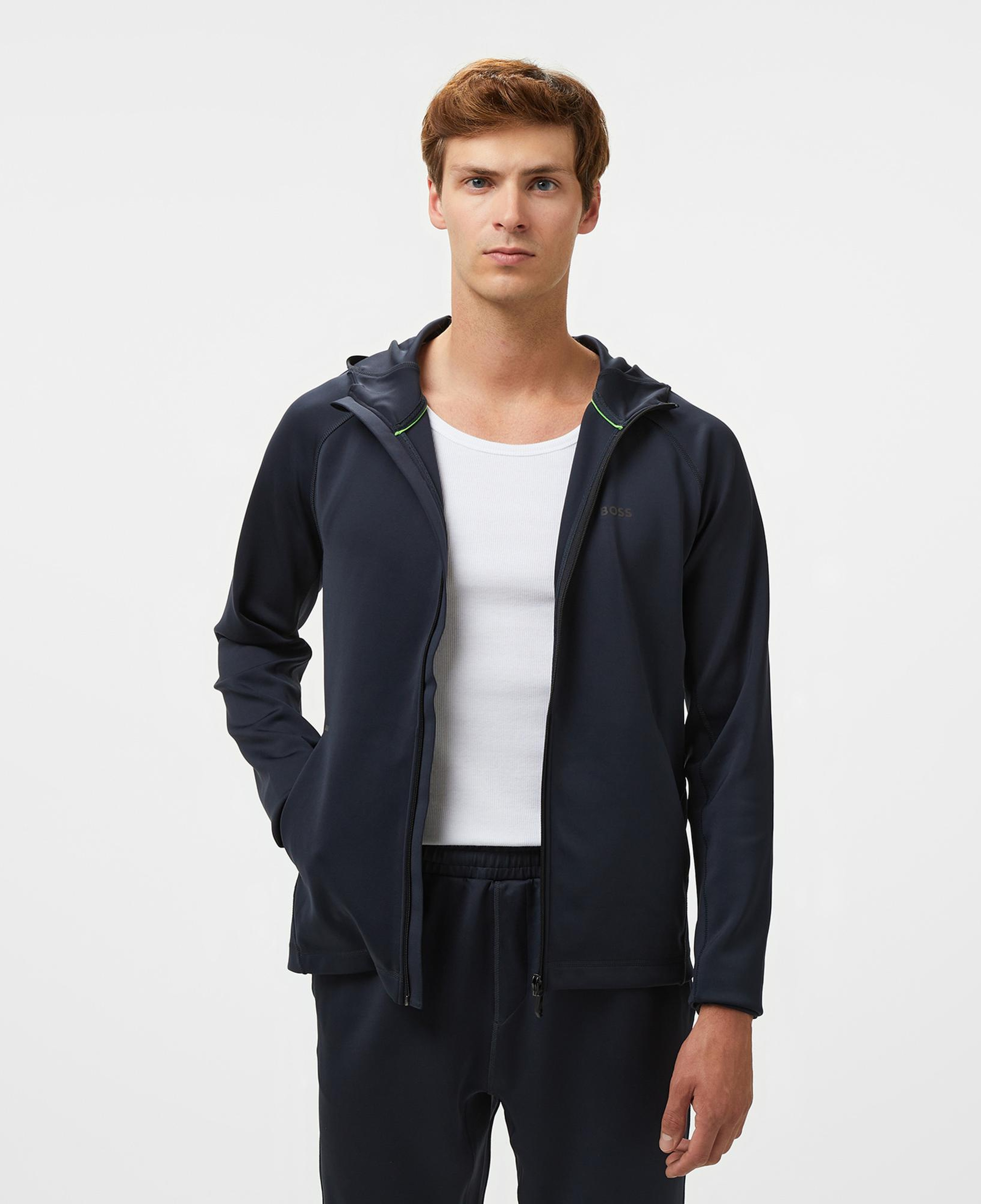 Boss Sicon Active Erkek Lacivert Sweatshirt