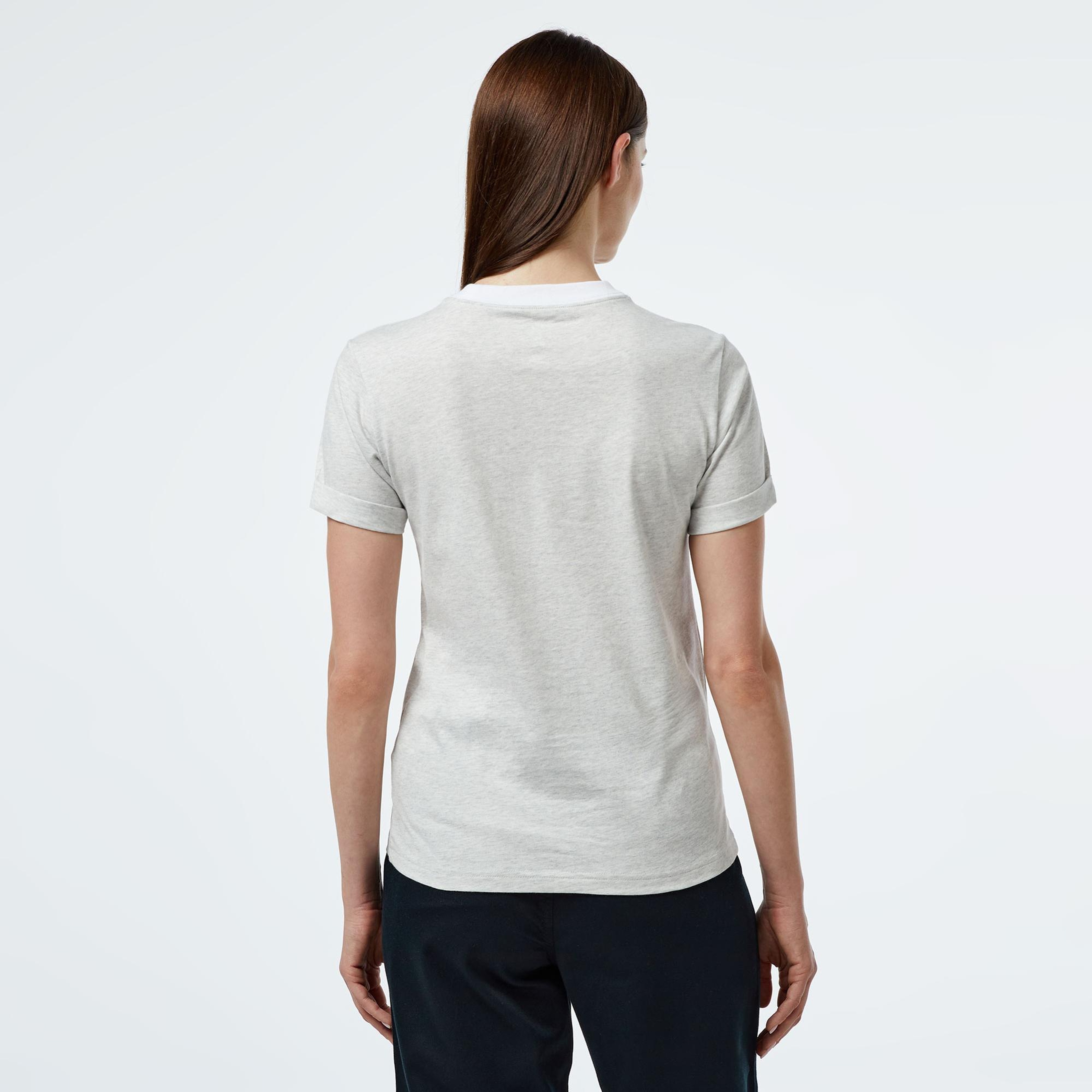 Converse Retro Ringer Kadın Gri T-Shirt