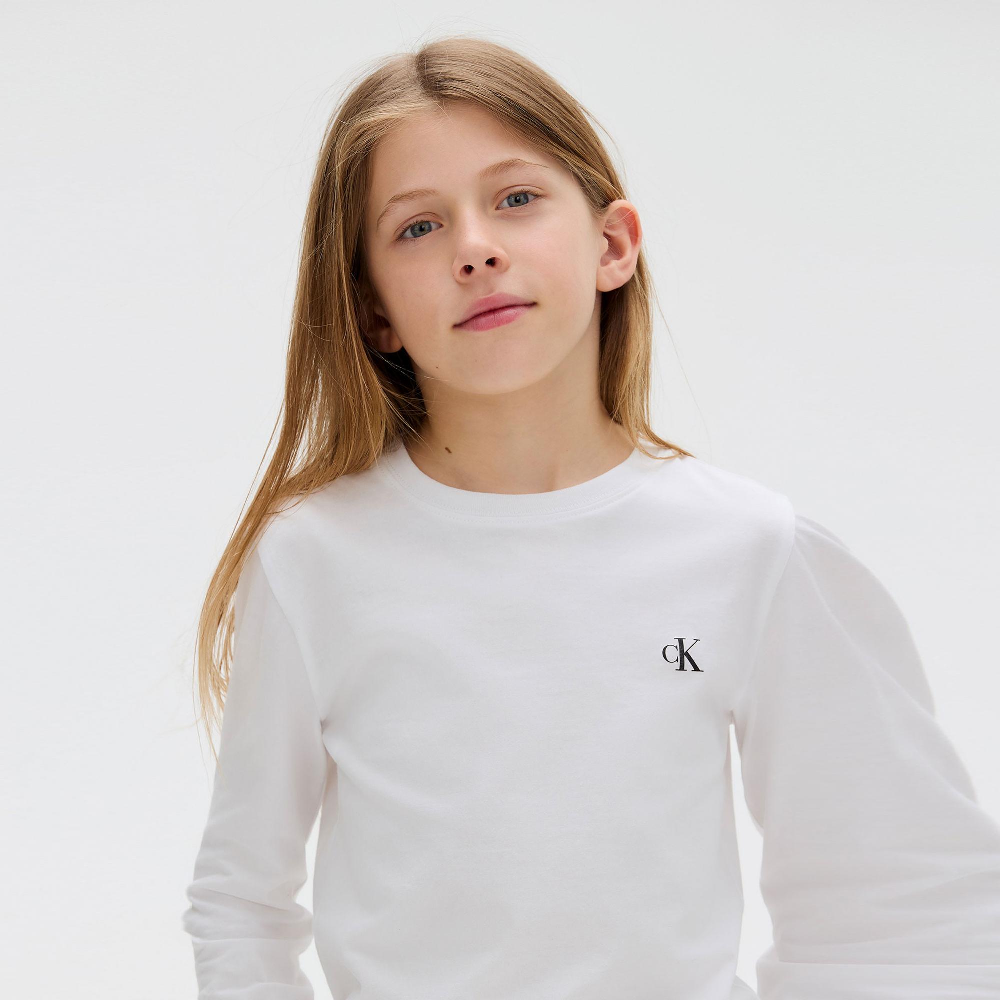 Calvin Klein 2'li Chest Mono  Çocuk Siyah T-Shirt