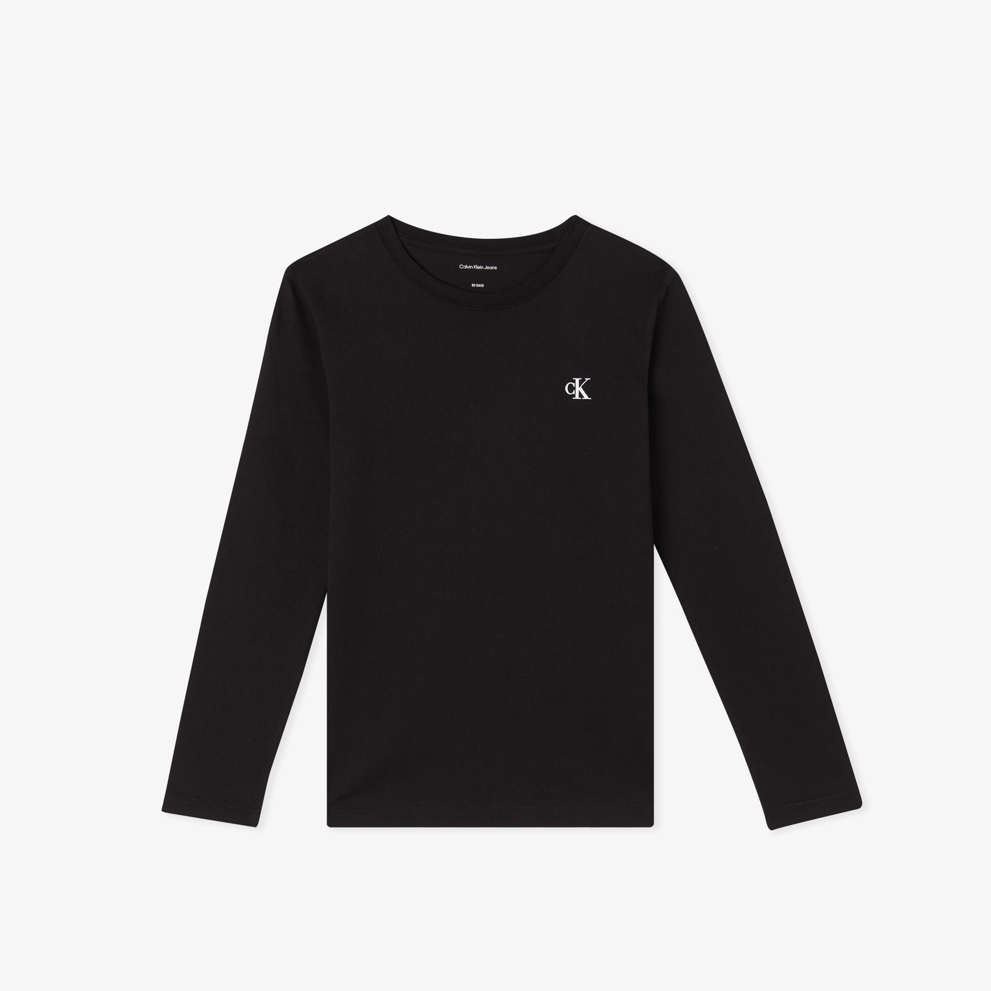 Calvin Klein 2'li Chest Mono  Çocuk Siyah T-Shirt