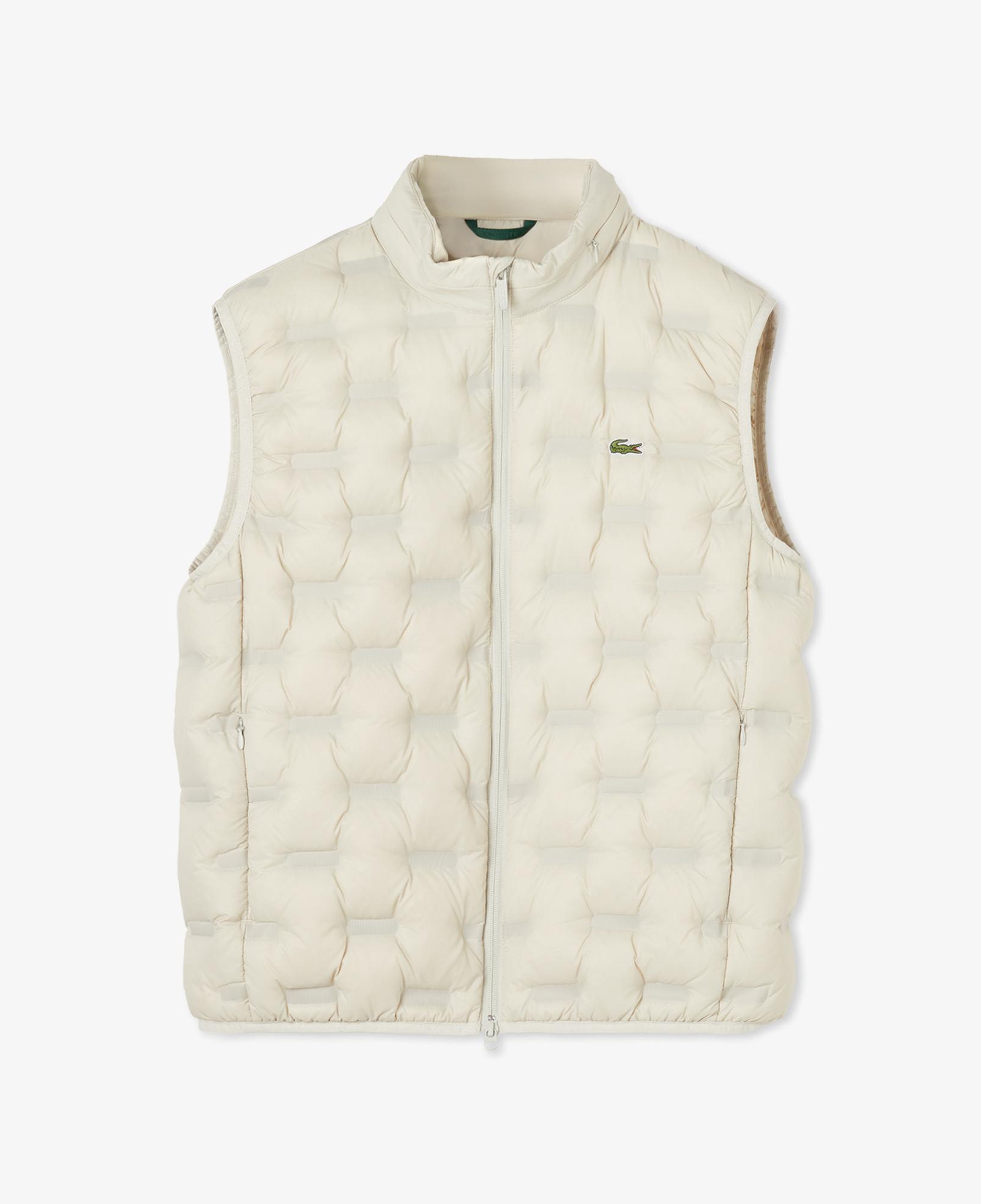 Lacoste Erkek Dik Yaka Kapitone Açık Gri Yelek