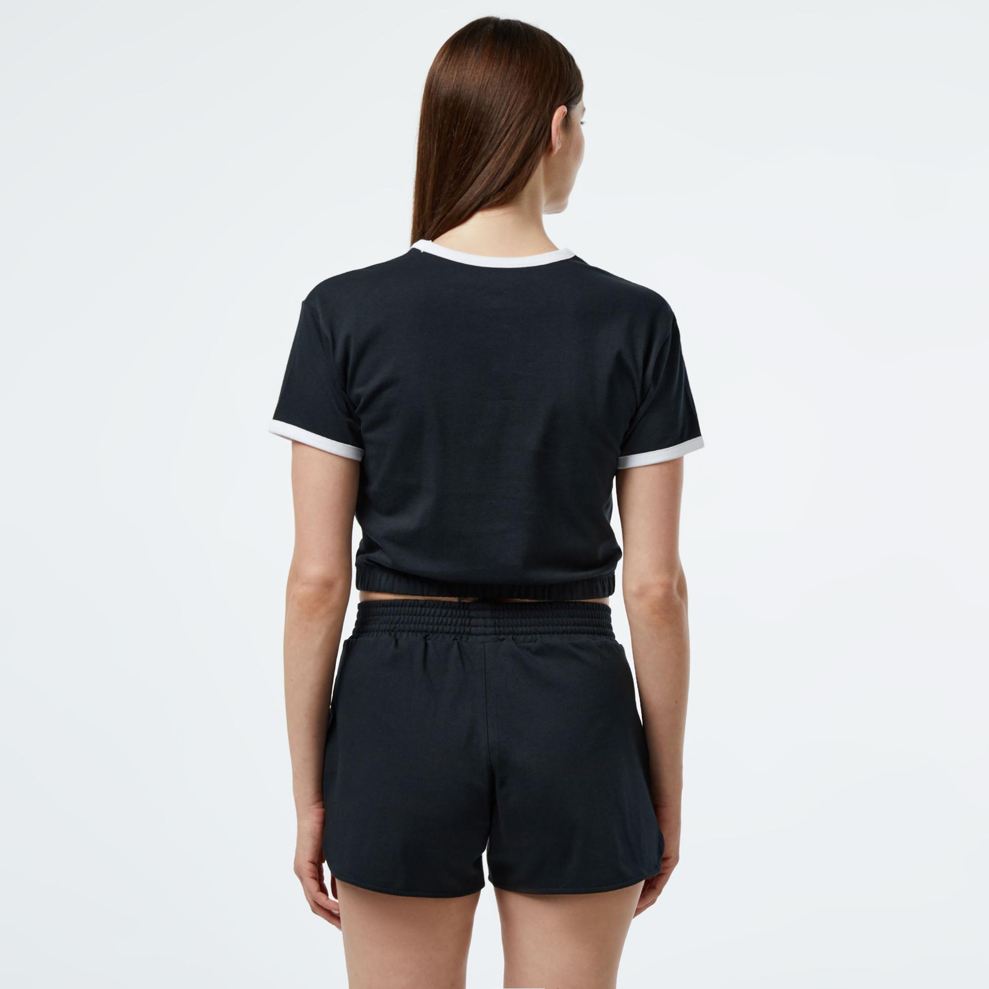 Converse Retro Kadın Siyah T-Shirt