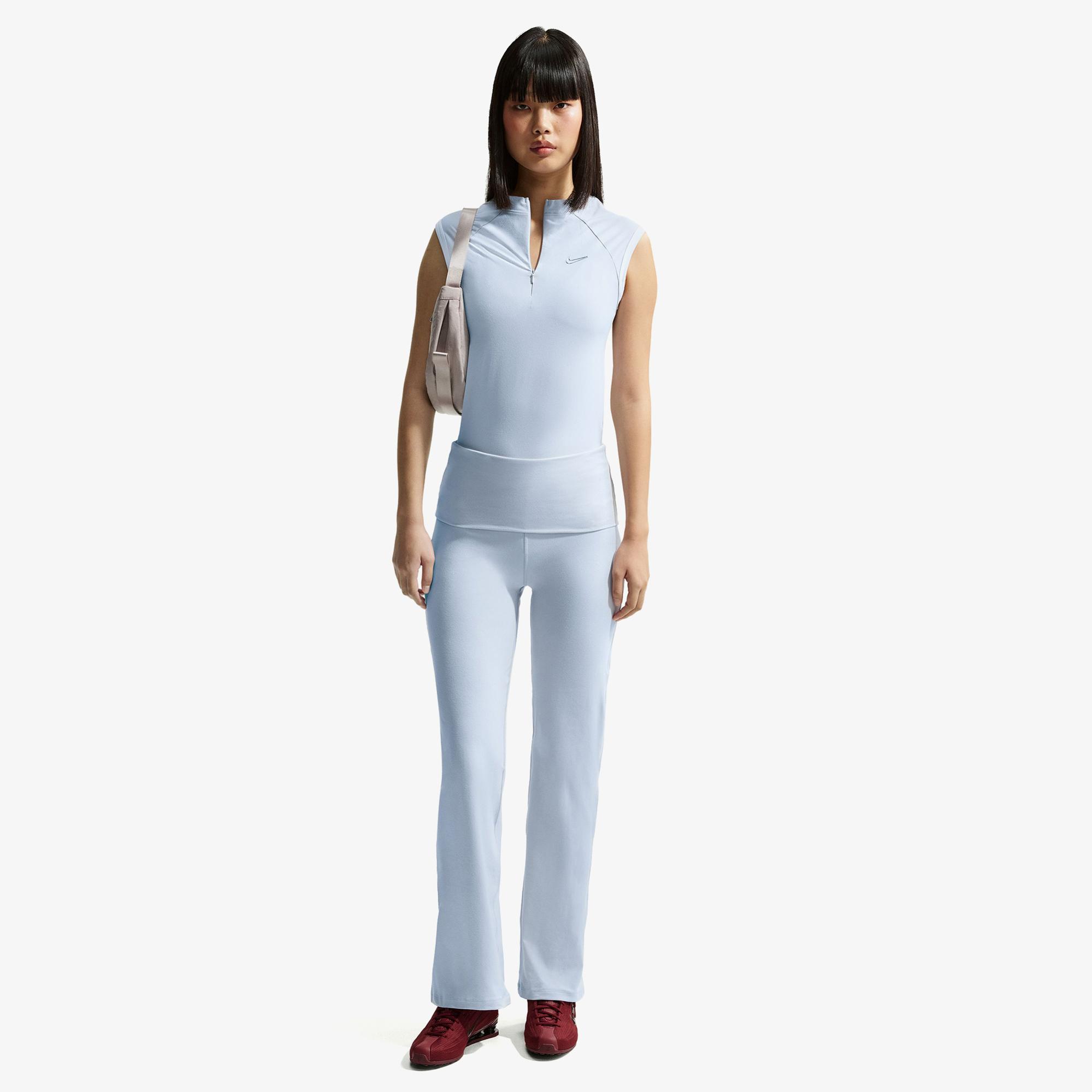 Nike Sportswear Flared Kadın Mavi Eşofman Altı
