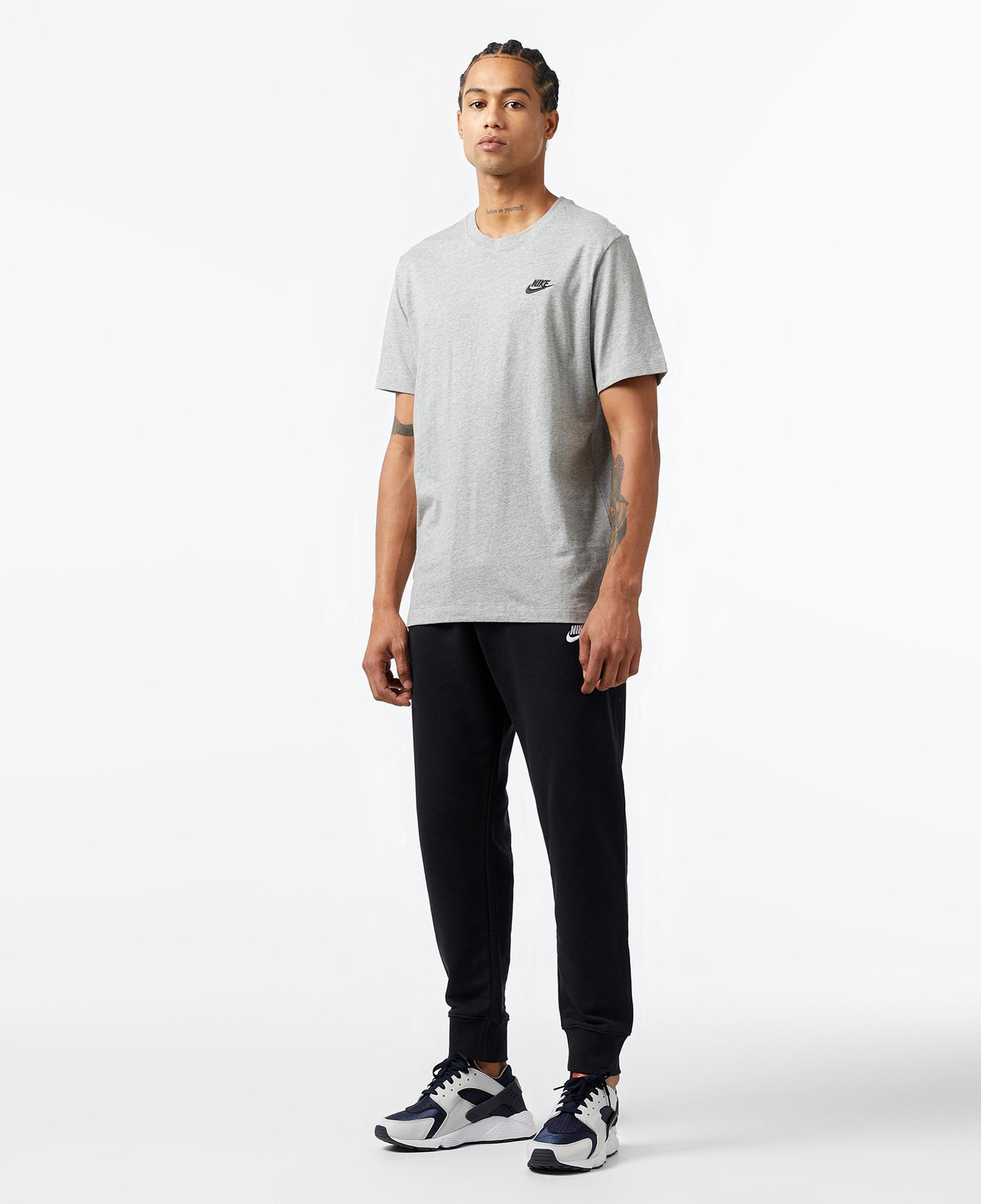 Nike Sportswear Club Erkek Gri T-Shirt