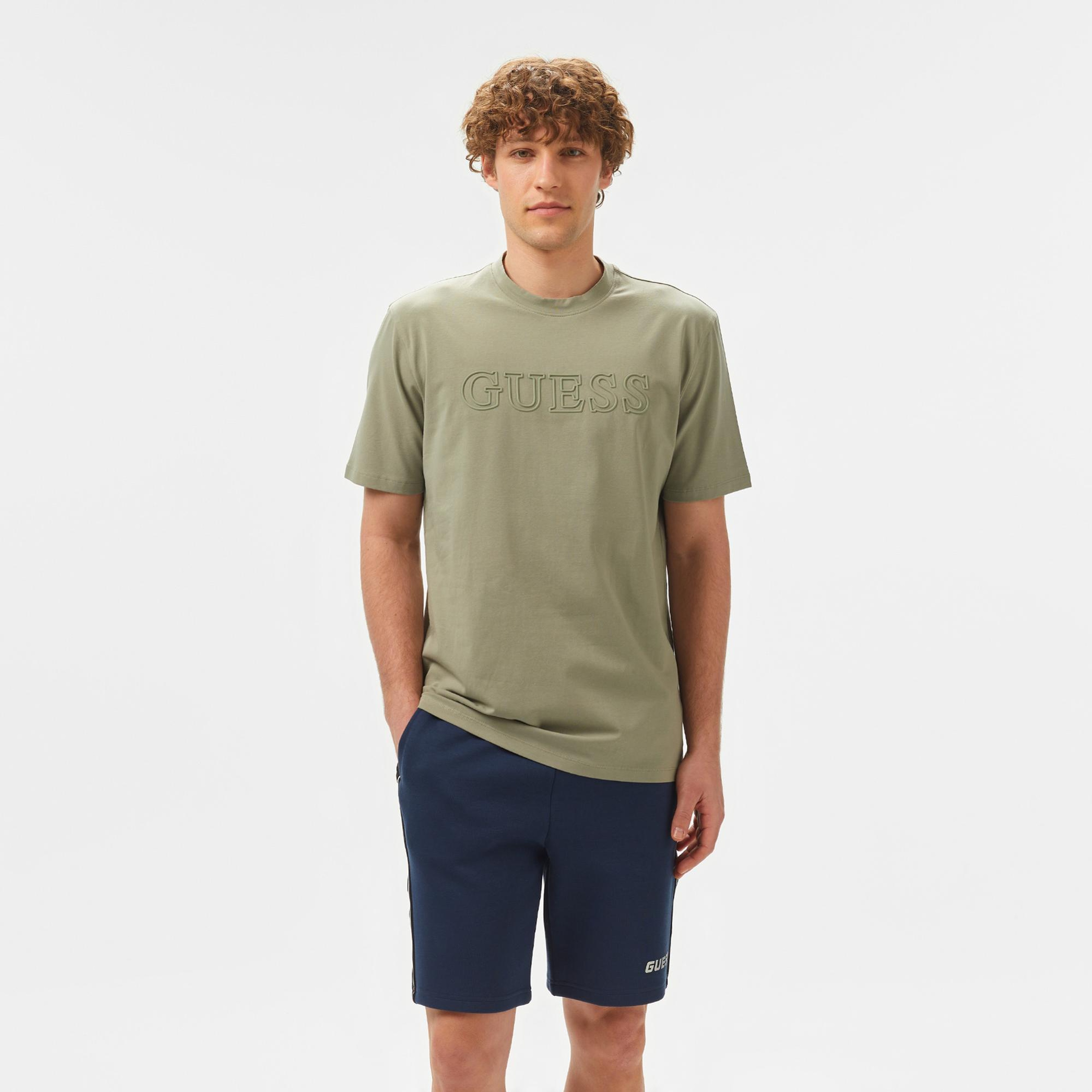 Guess Alphy Erkek Yeşil T-Shirt