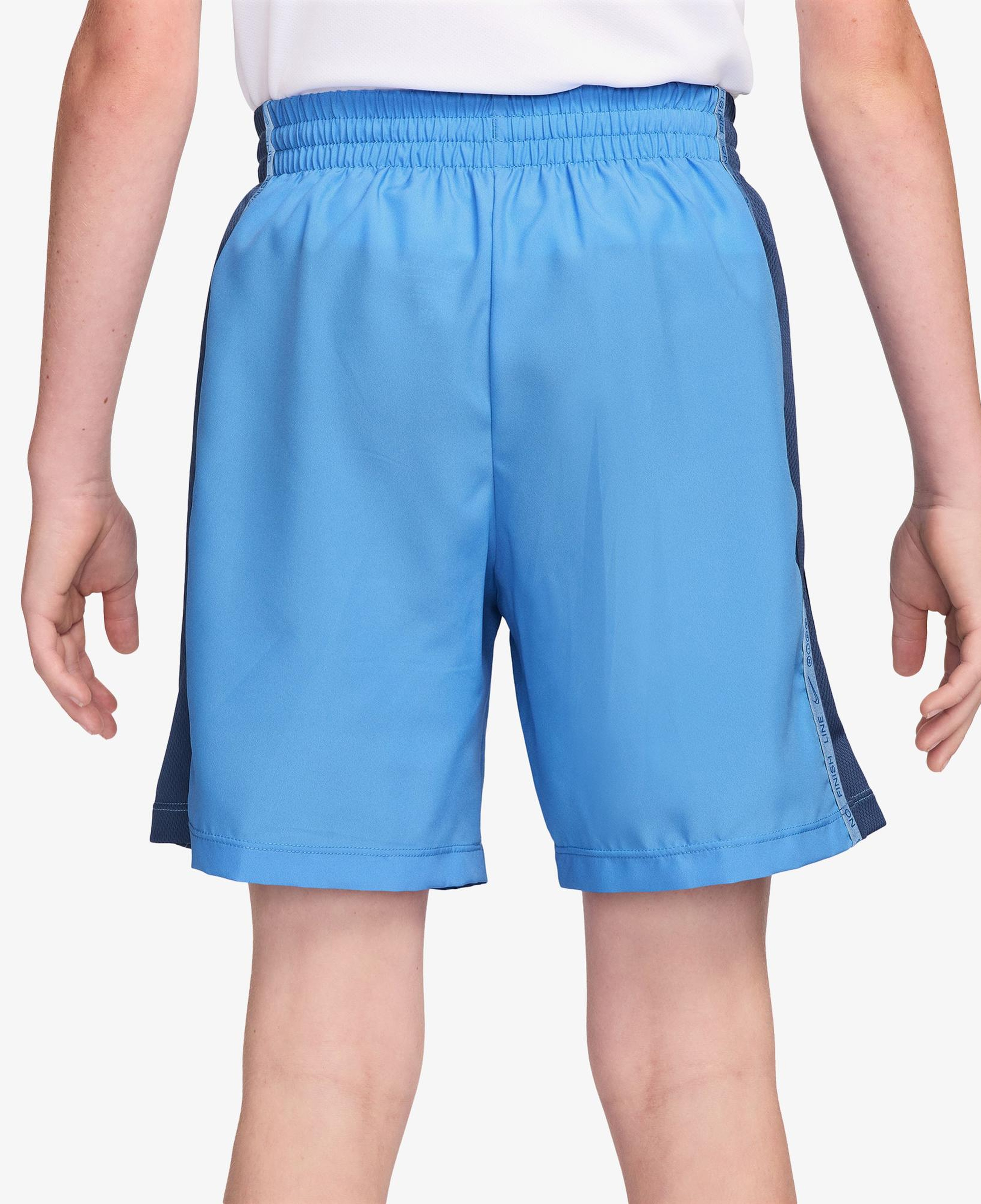 Nike Dri-Fit Sportswear Multi Woven Çocuk Mavi Şort