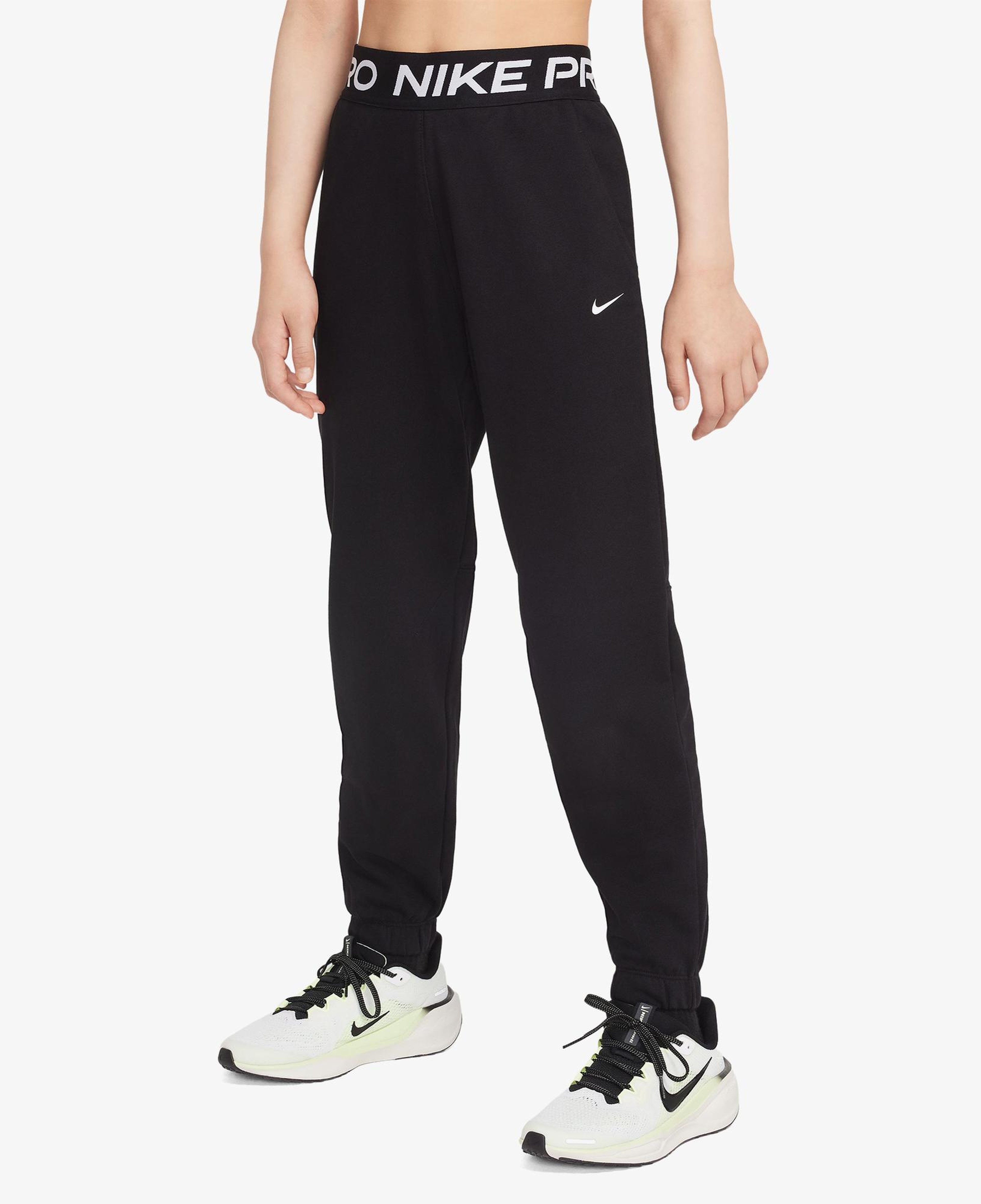 Nike Pro Dri-Fit Fleece Jogger Çocuk Siyah Eşofman Altı