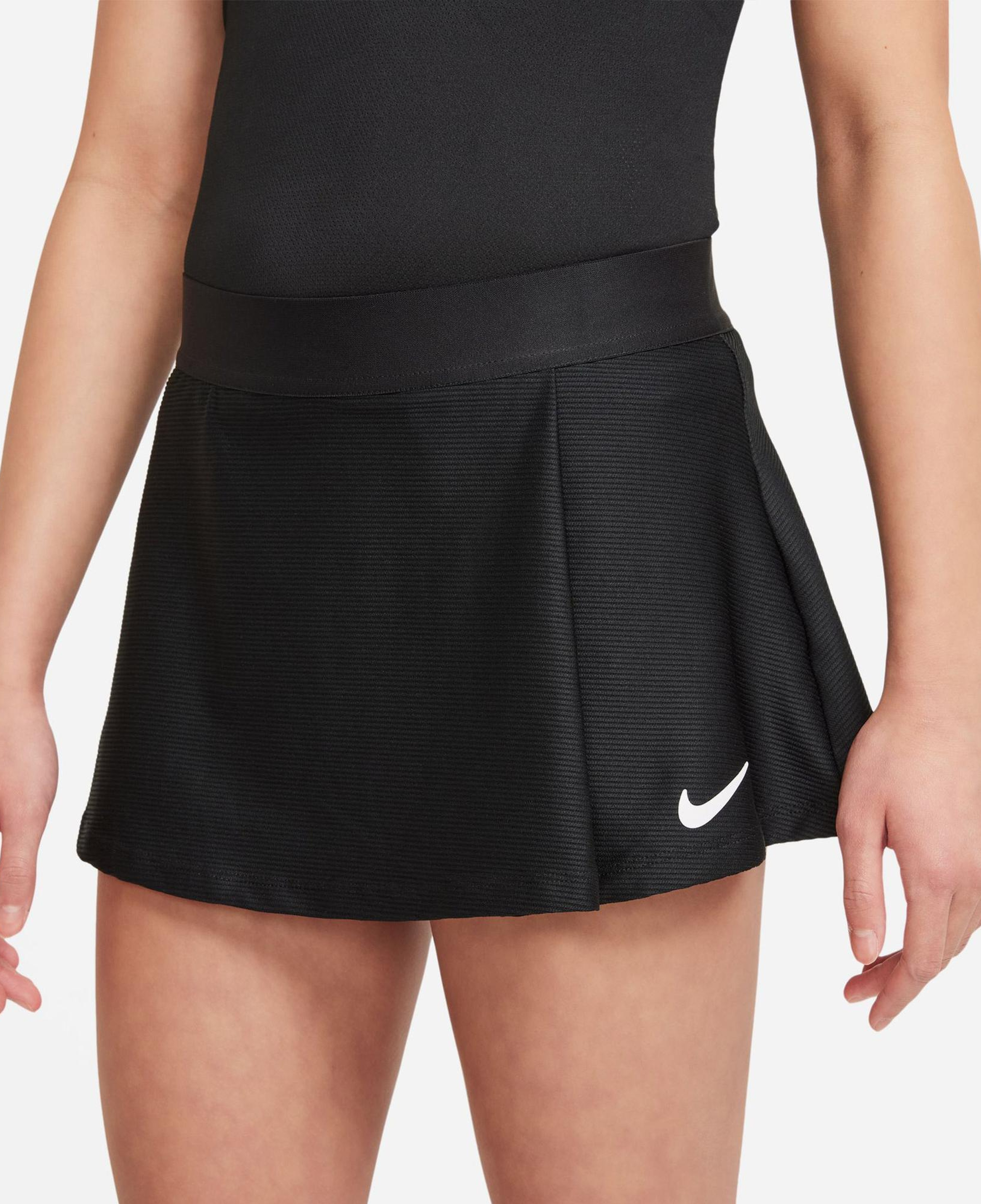 Nike Court Victory Tennis Çocuk Siyah Etek