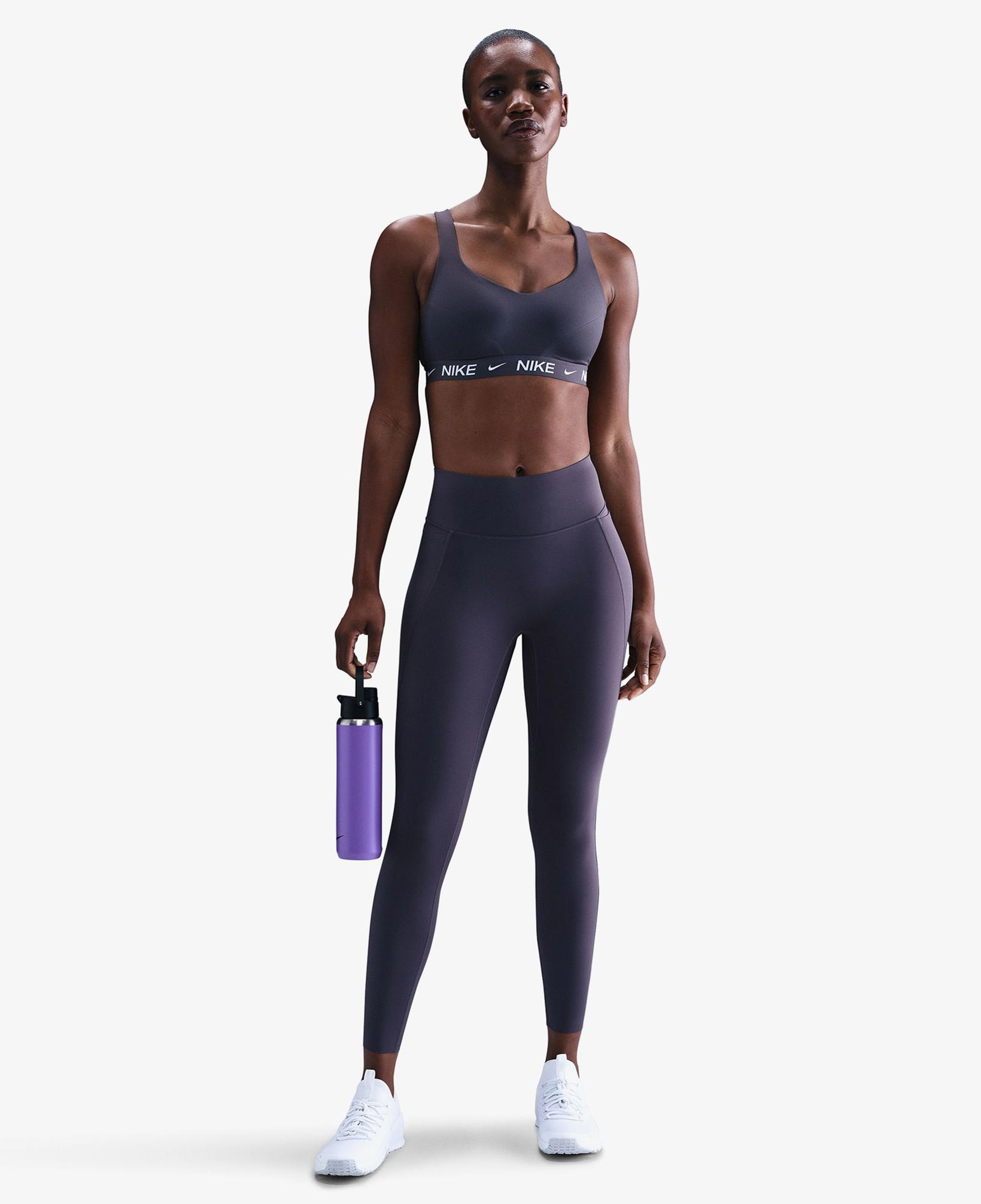 Nike Dri-Fit Universa Kadın Gri Tayt