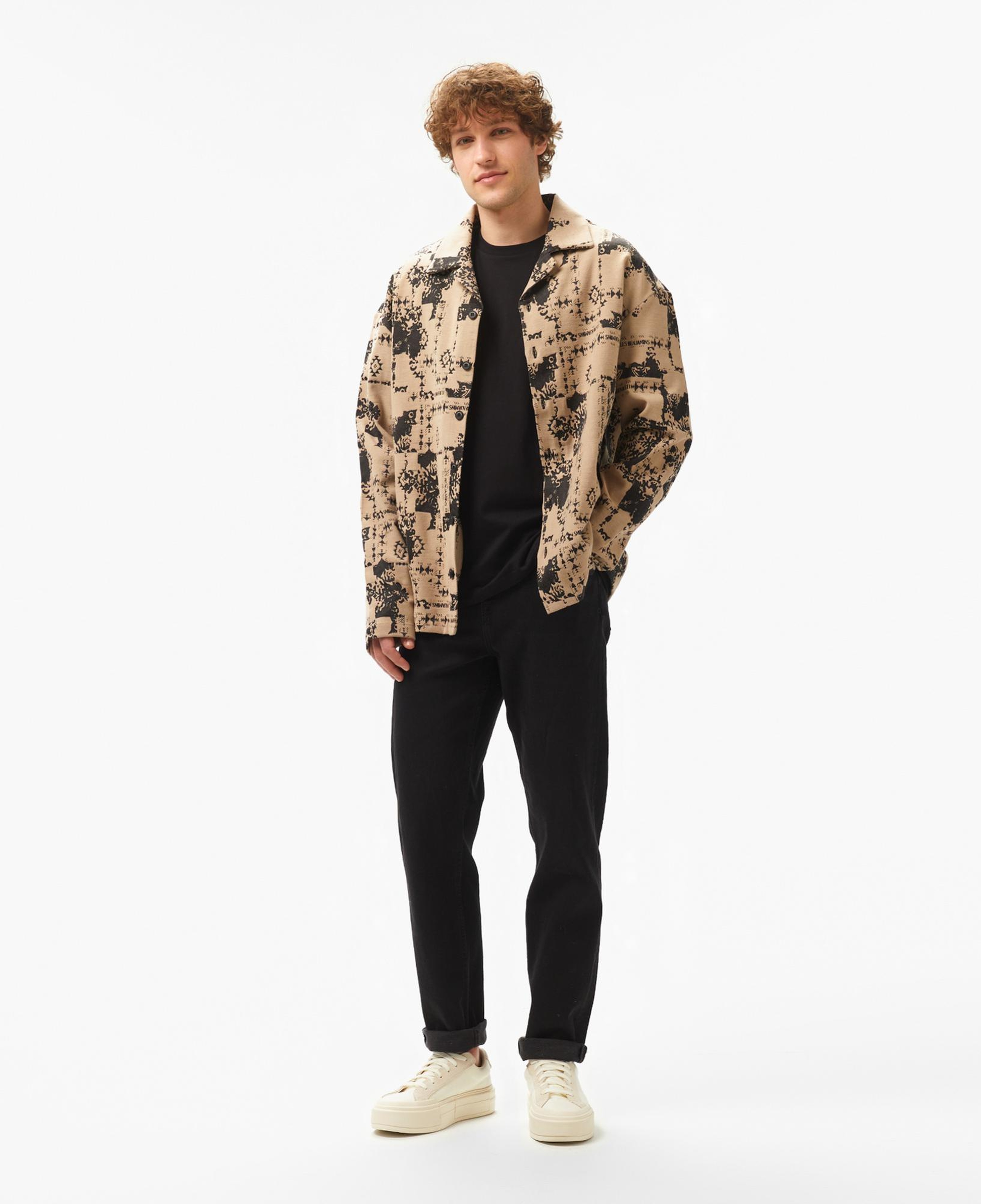 Les Benjamins 007 Erkek Bej Gömlek