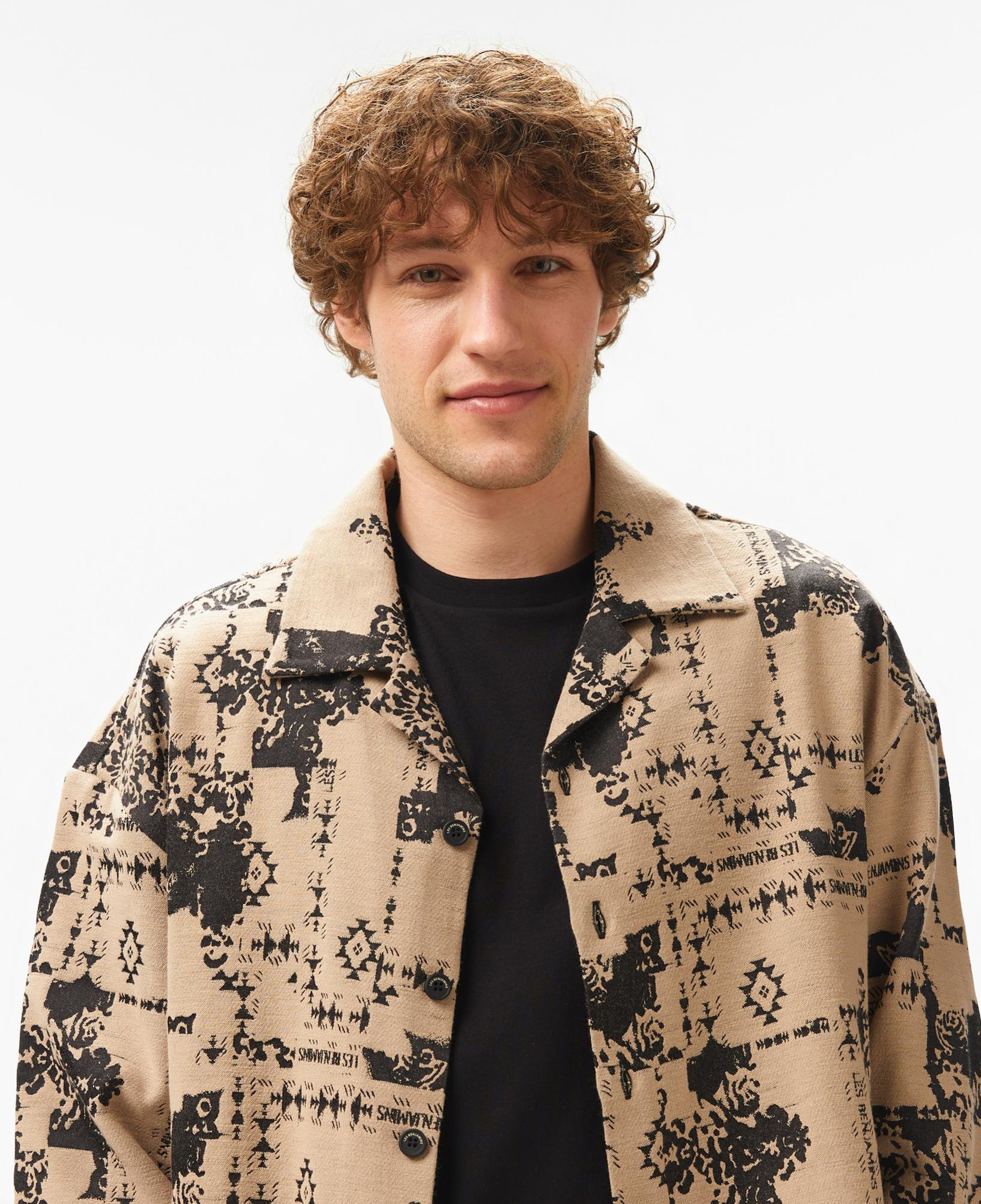 Les Benjamins 007 Erkek Bej Gömlek