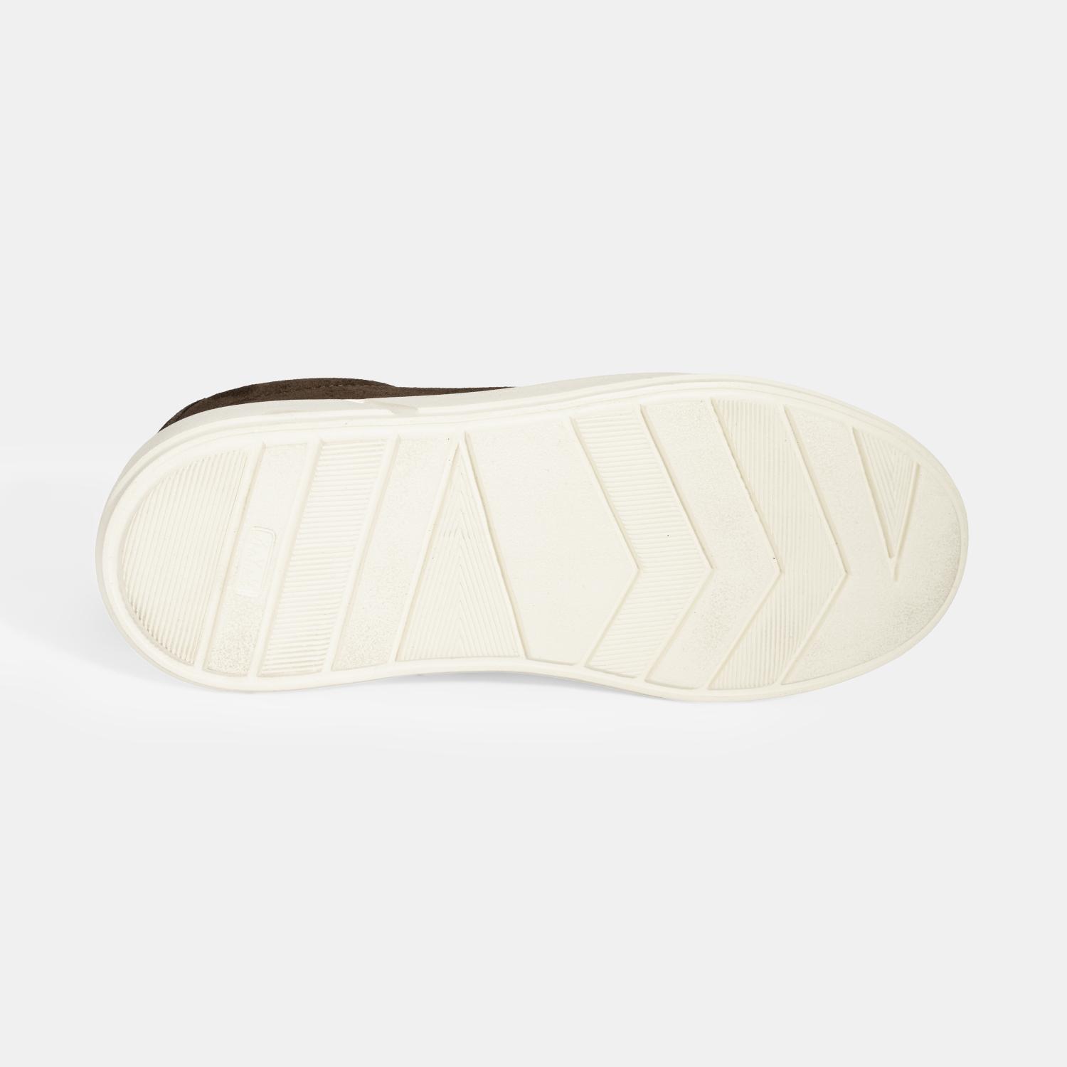 Erkek Kahve Bağcıklı Süet Spor Ayakkabı