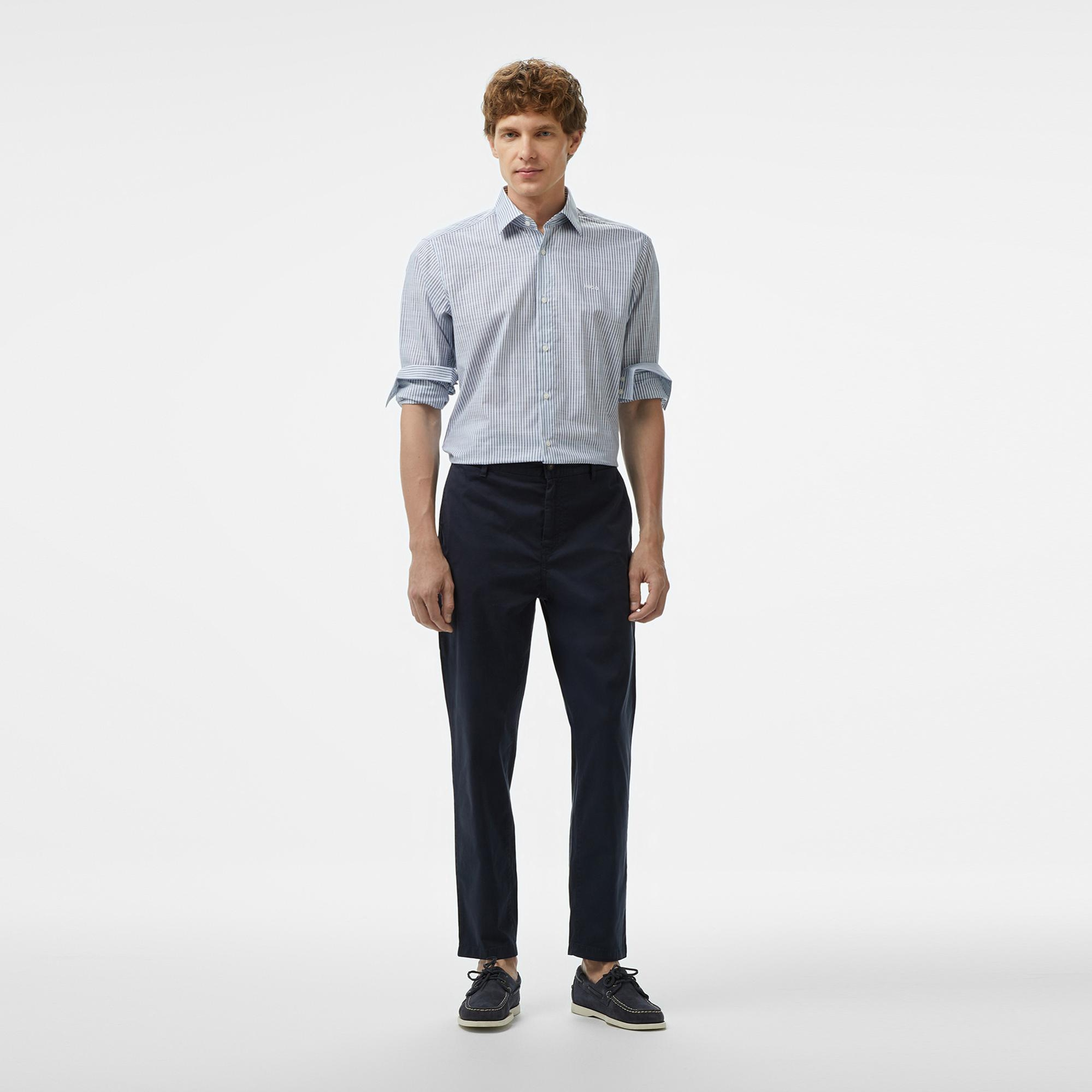 Boss Chino Tapered Erkek Lacivert Pantolon