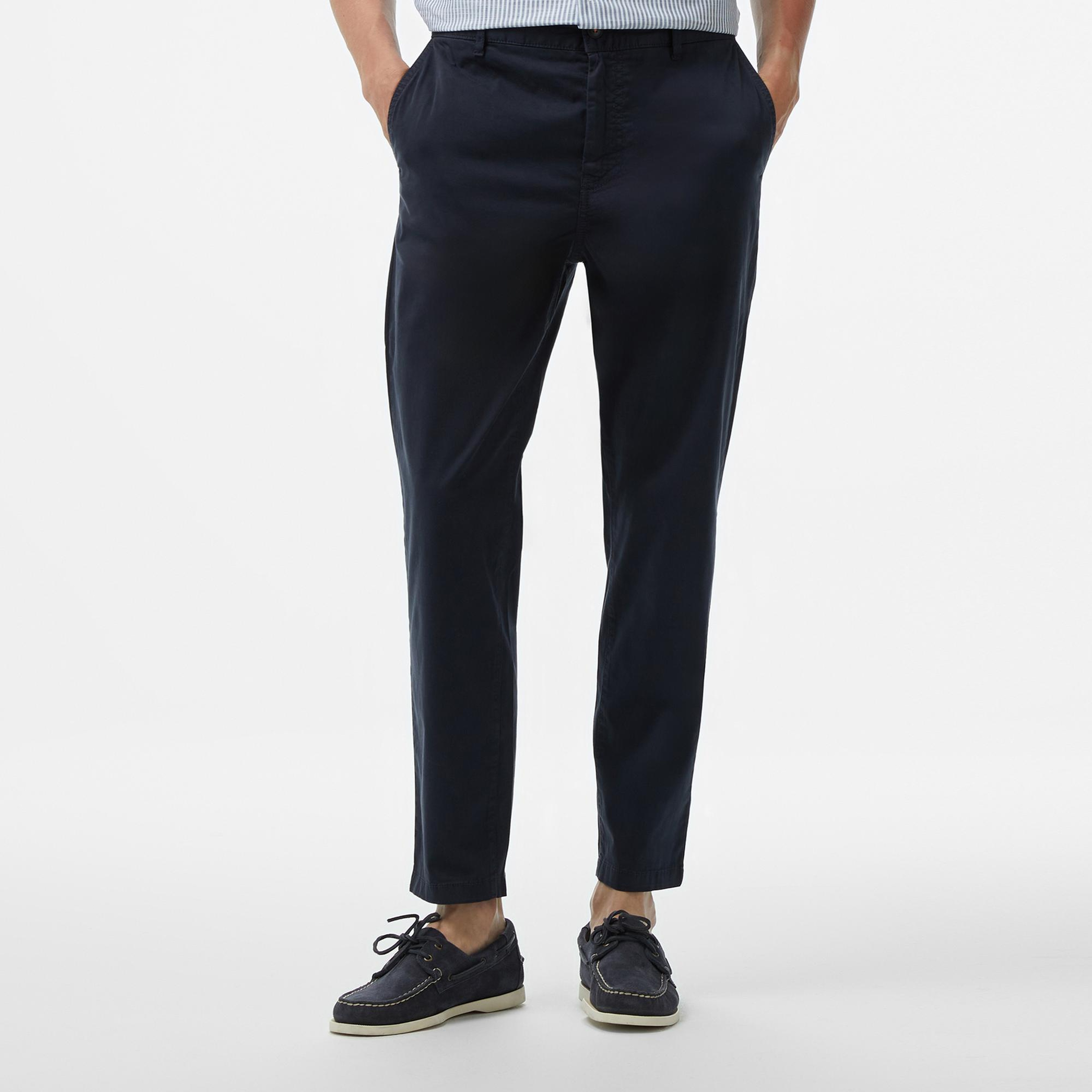 Boss Chino Tapered Erkek Lacivert Pantolon