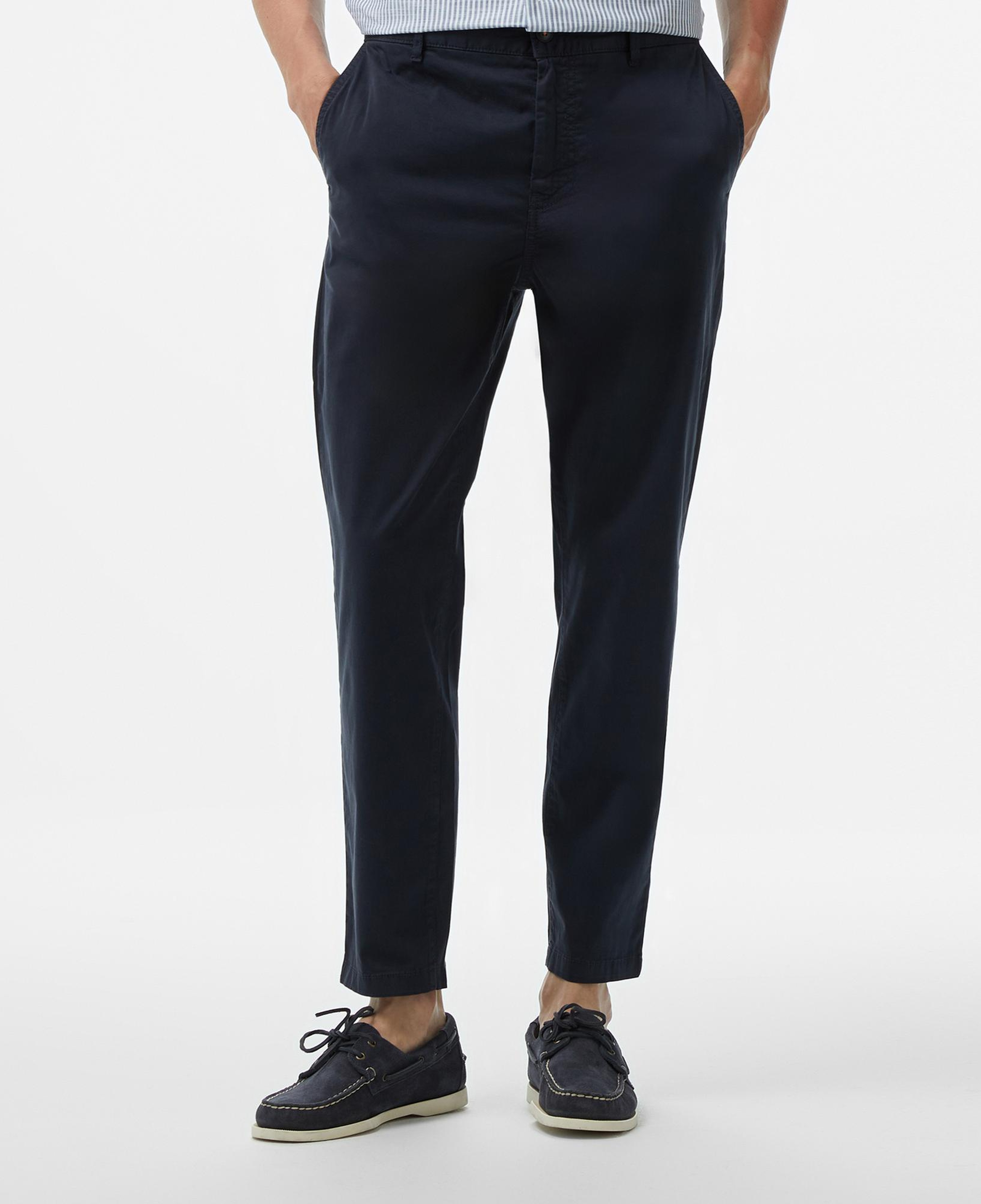 Boss Chino Tapered Erkek Lacivert Pantolon