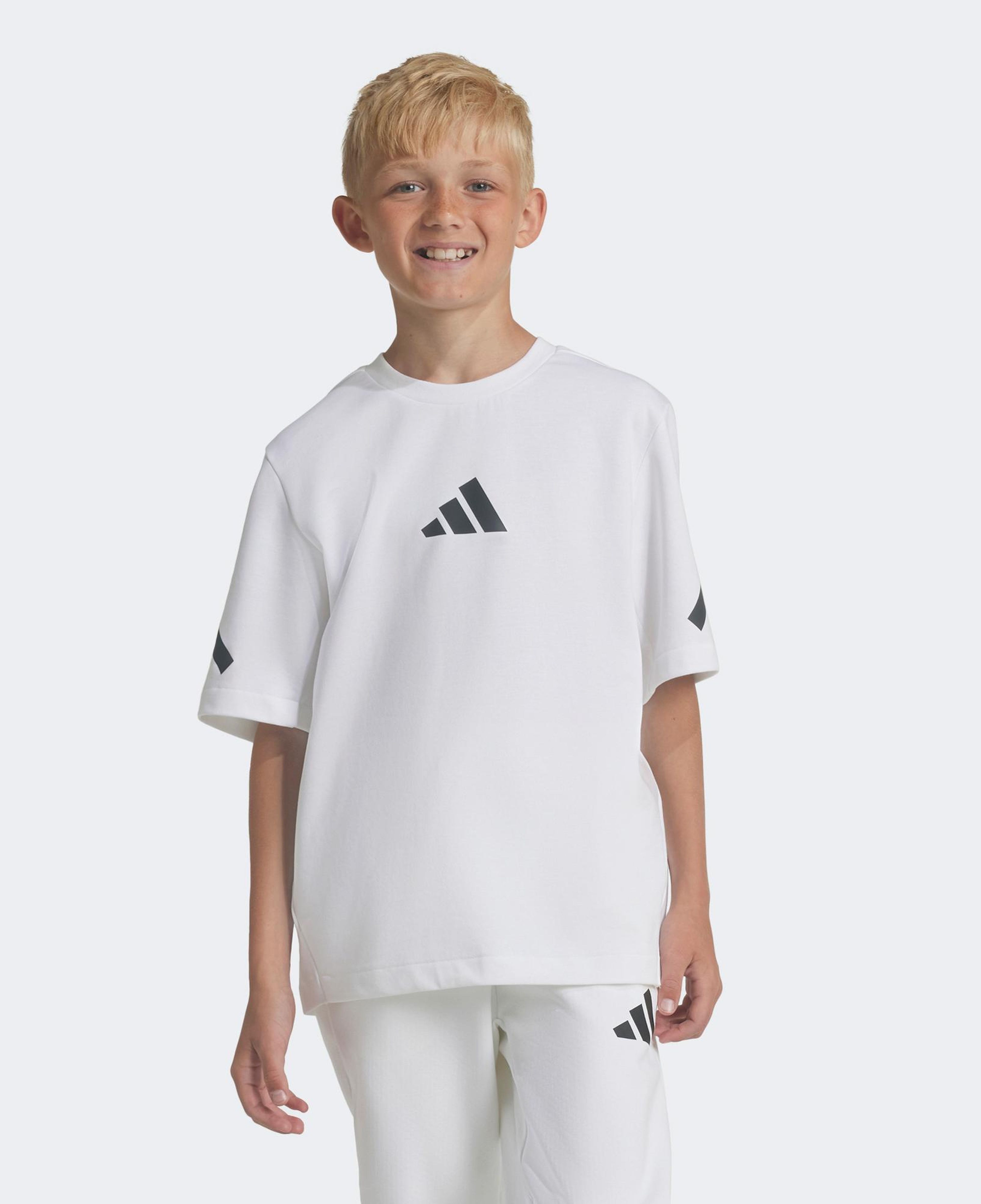 adidas Z.N.E. Çocuk Beyaz T-Shirt