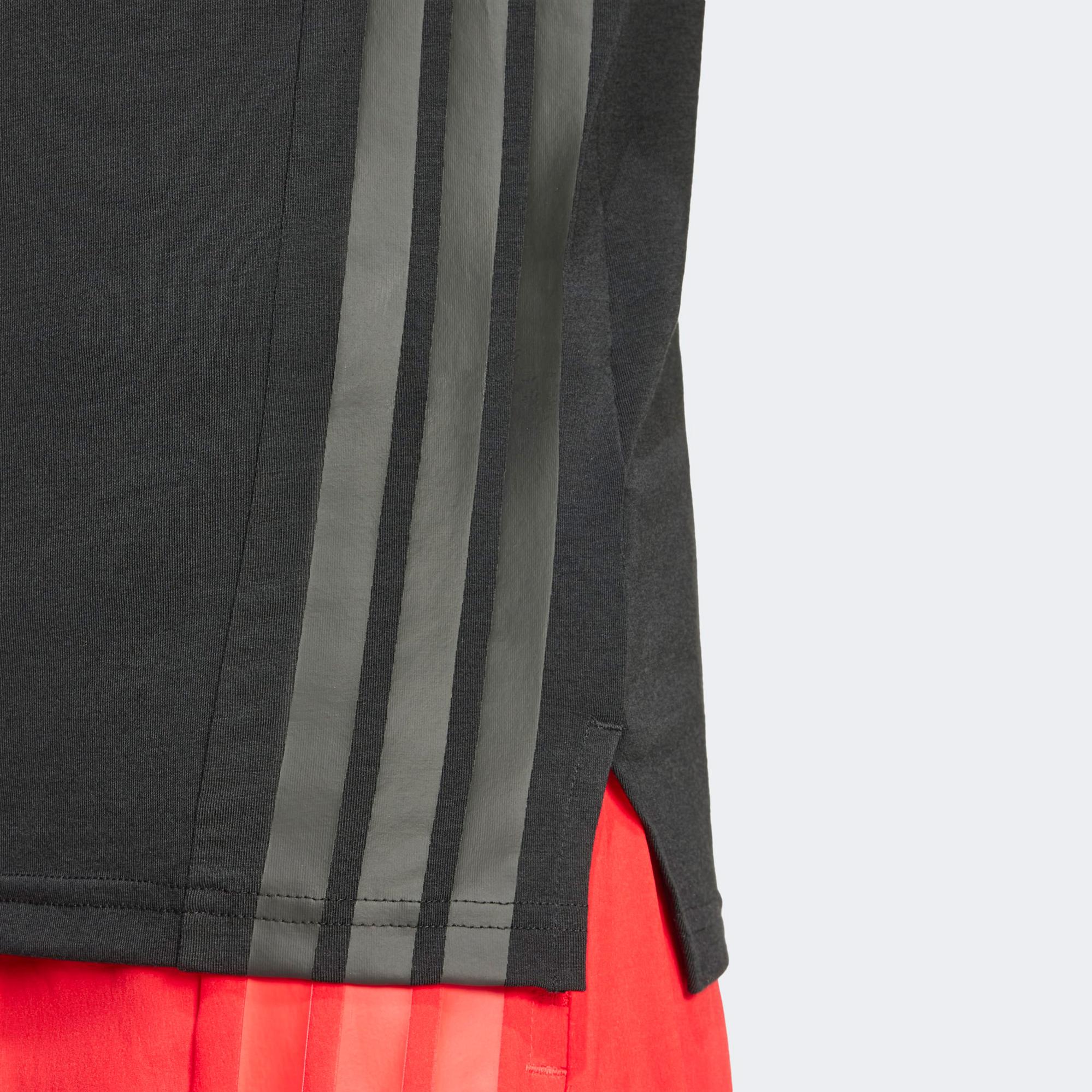 adidas Designed 4 Training 3-Stripes Erkek Siyah T-Shirt