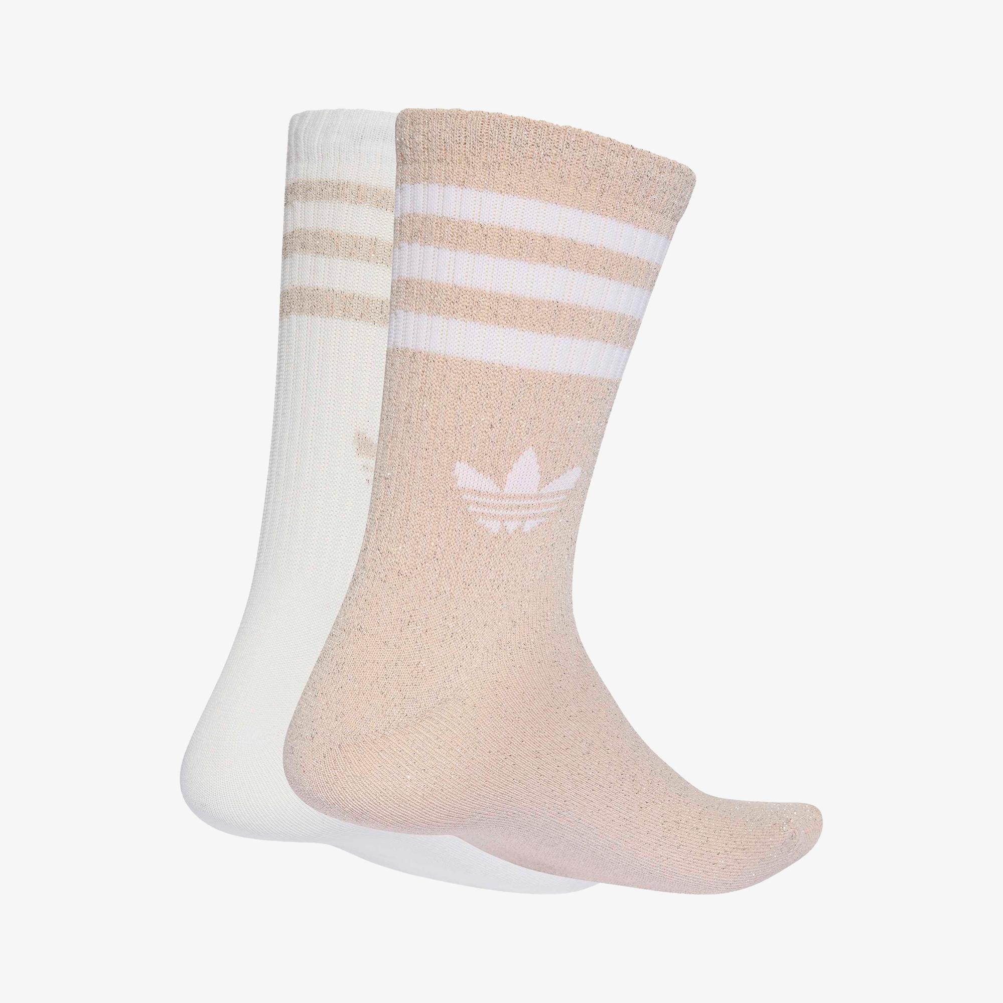 adidas 3-Stripes 2' li Unisex Pembe Çorap