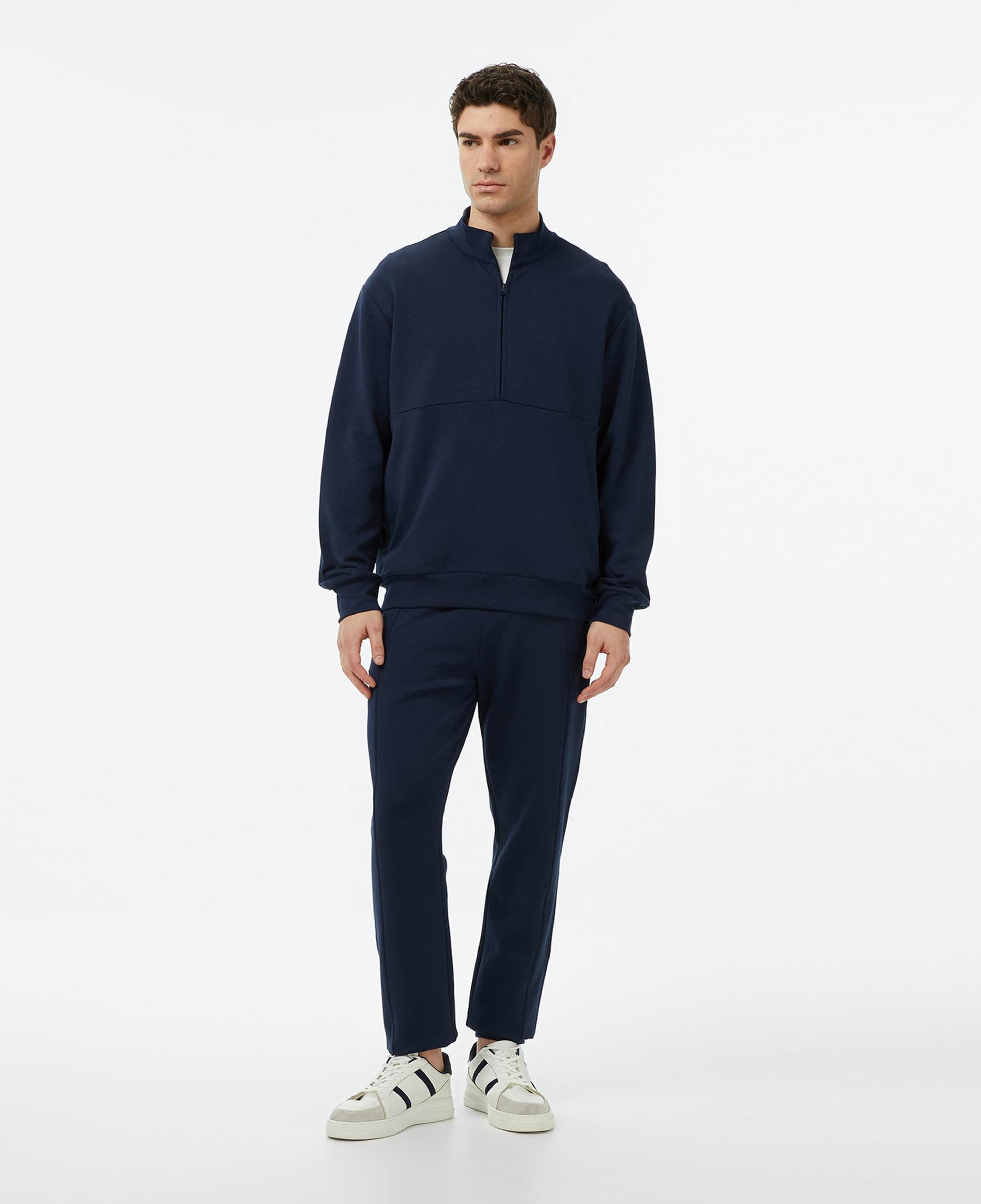 Nautica Erkek Lacivert Regular Fit Sweatshirt