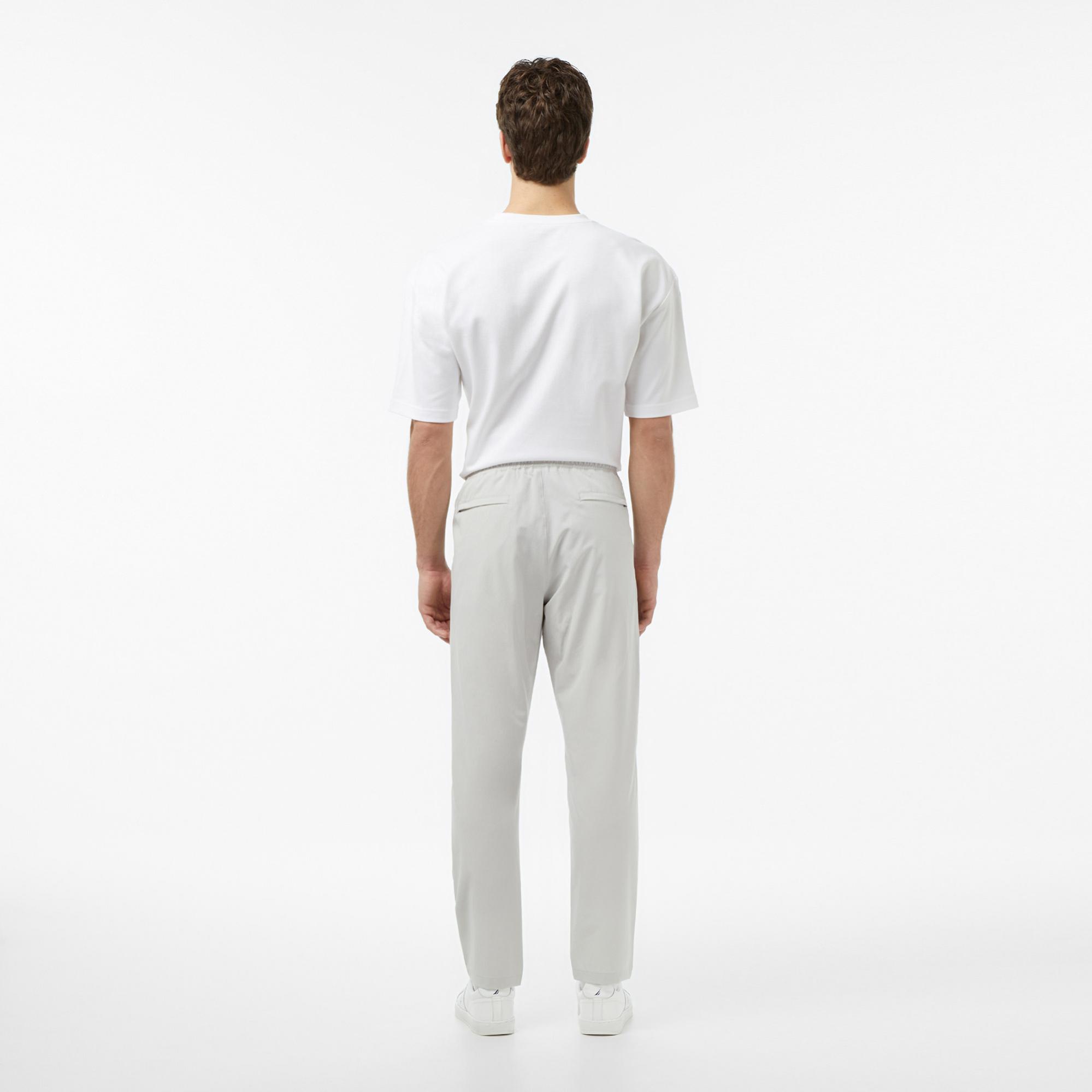 Nautica Erkek Gri Slim Fit Teknik Pantolon