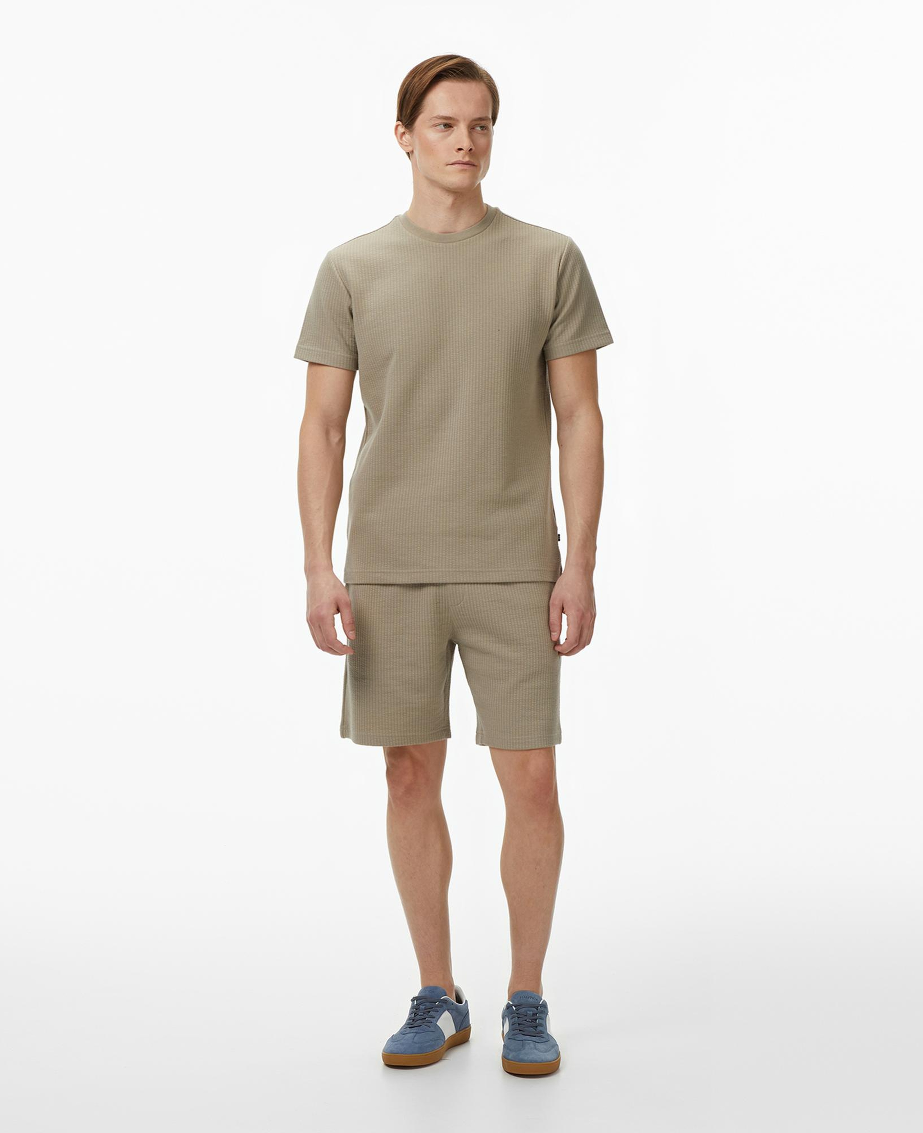 Nautica Erkek Bej Regular Fit T-Shirt