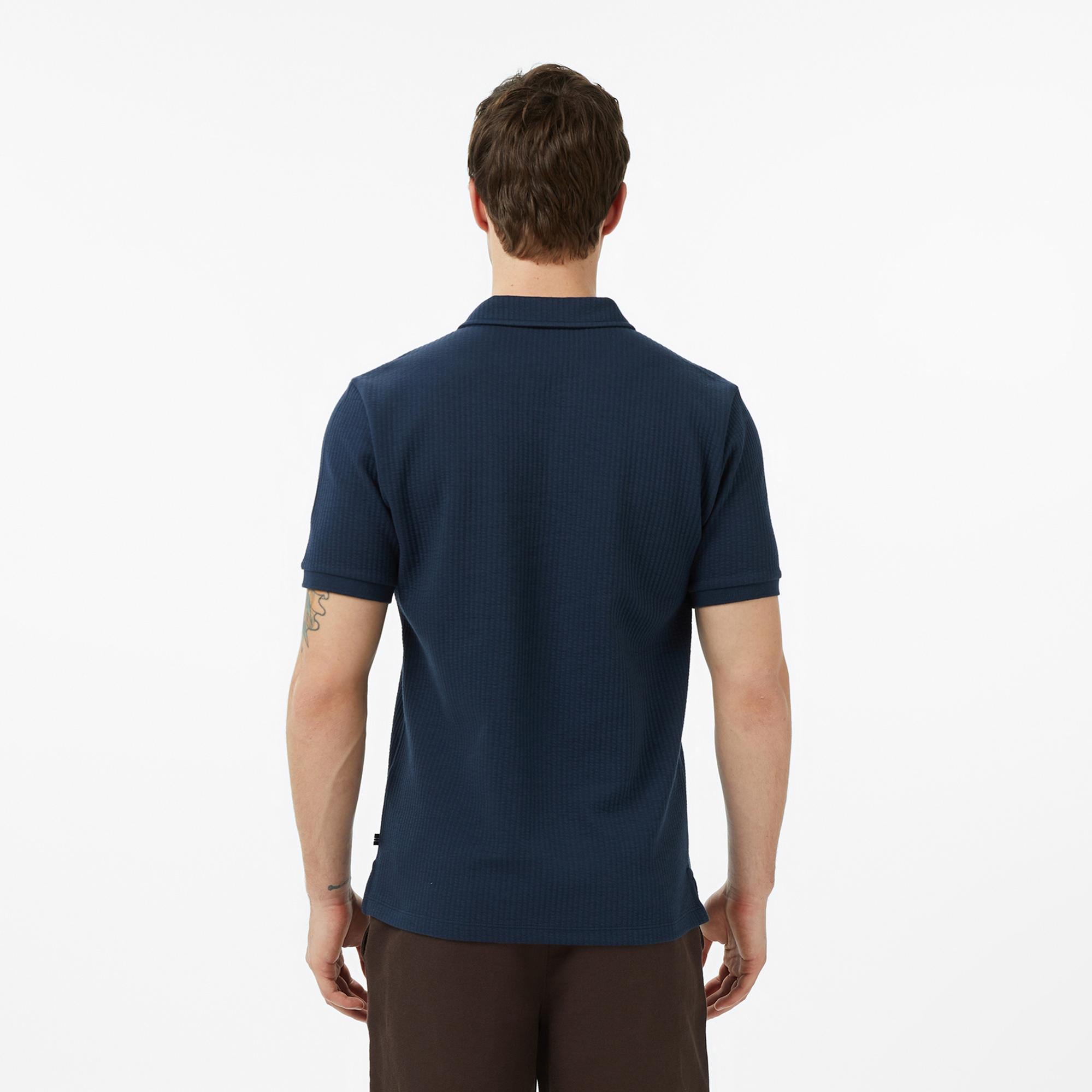 Nautica Erkek Lacivert Regular Fit Polo Yaka T-Shirt