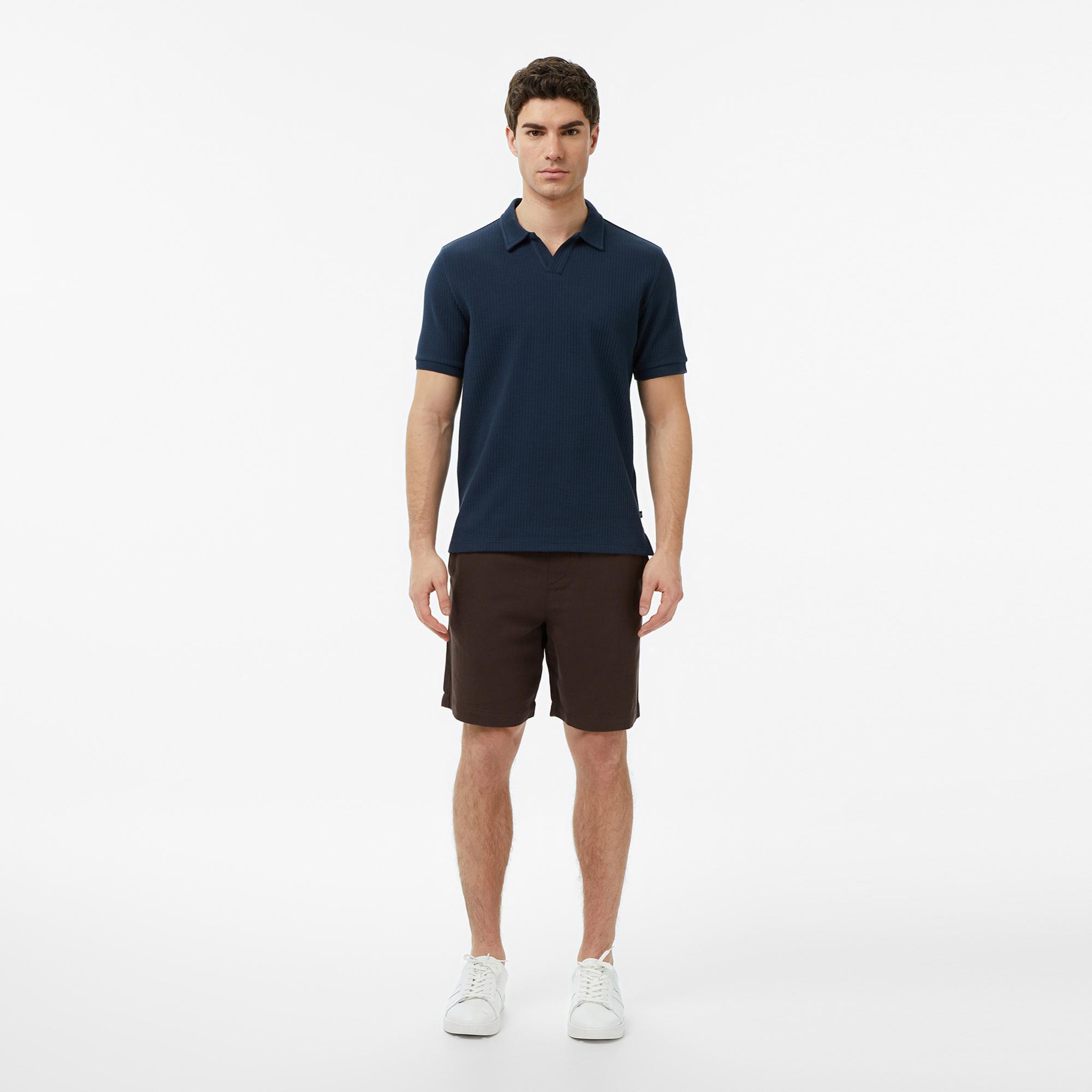 Nautica Erkek Lacivert Regular Fit Polo Yaka T-Shirt