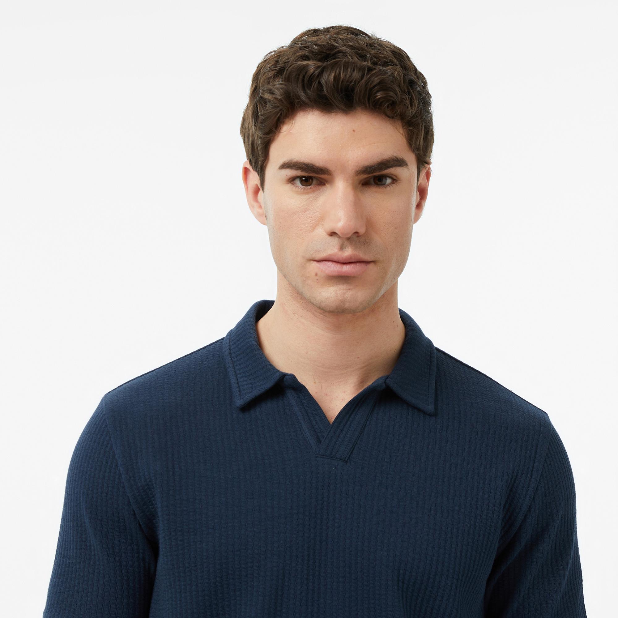 Nautica Erkek Lacivert Regular Fit Polo Yaka T-Shirt