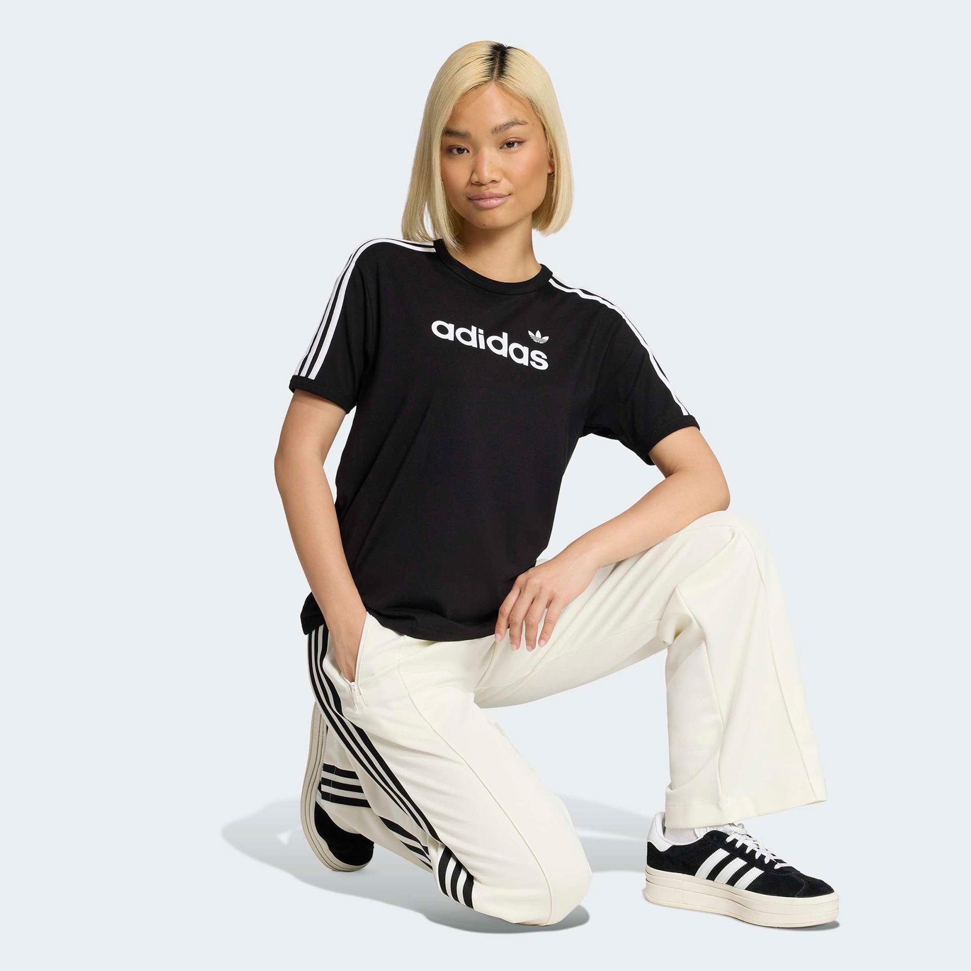 adidas Linear Kadın Siyah T-Shirt