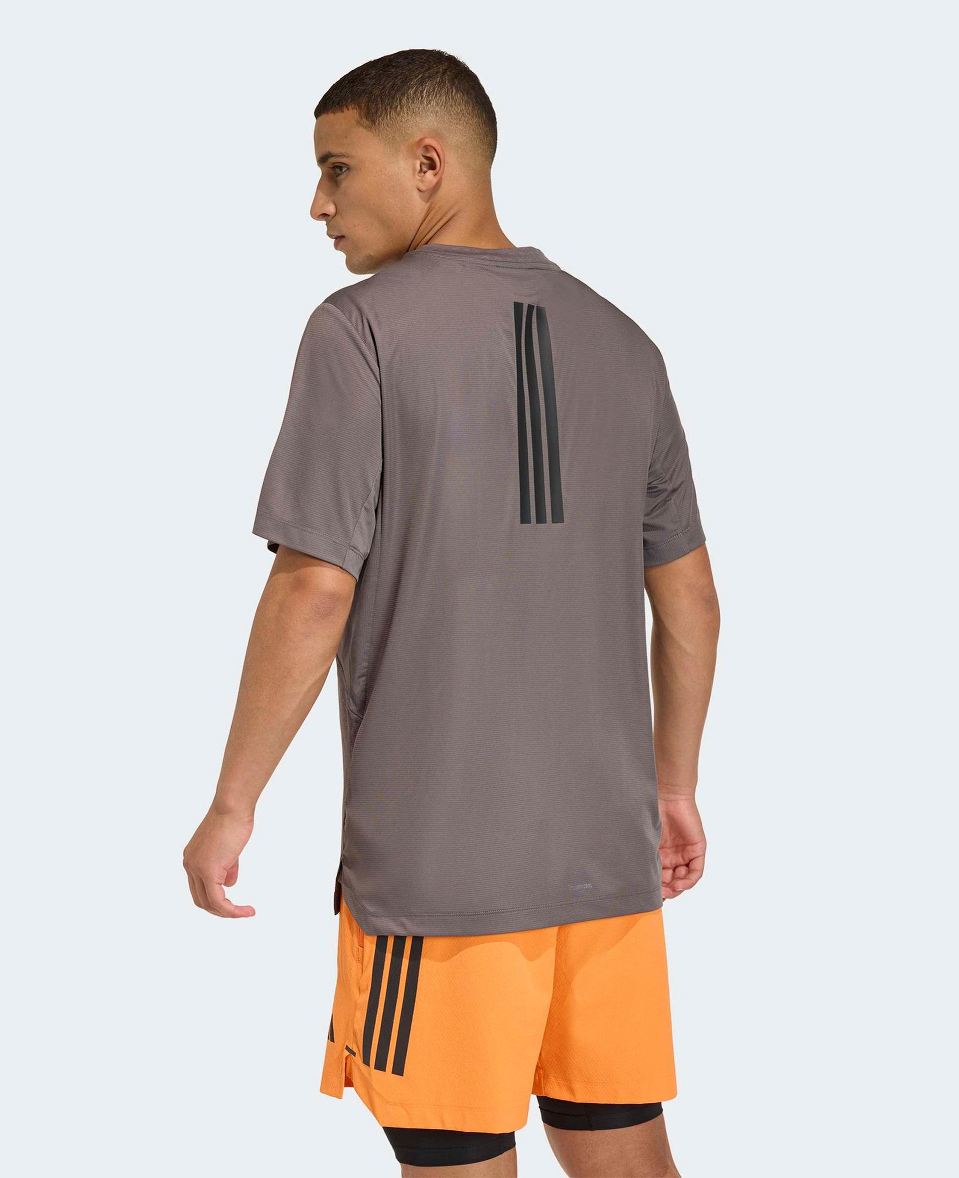 adidas Power 3-Stripes Erkek Bej T-Shirt