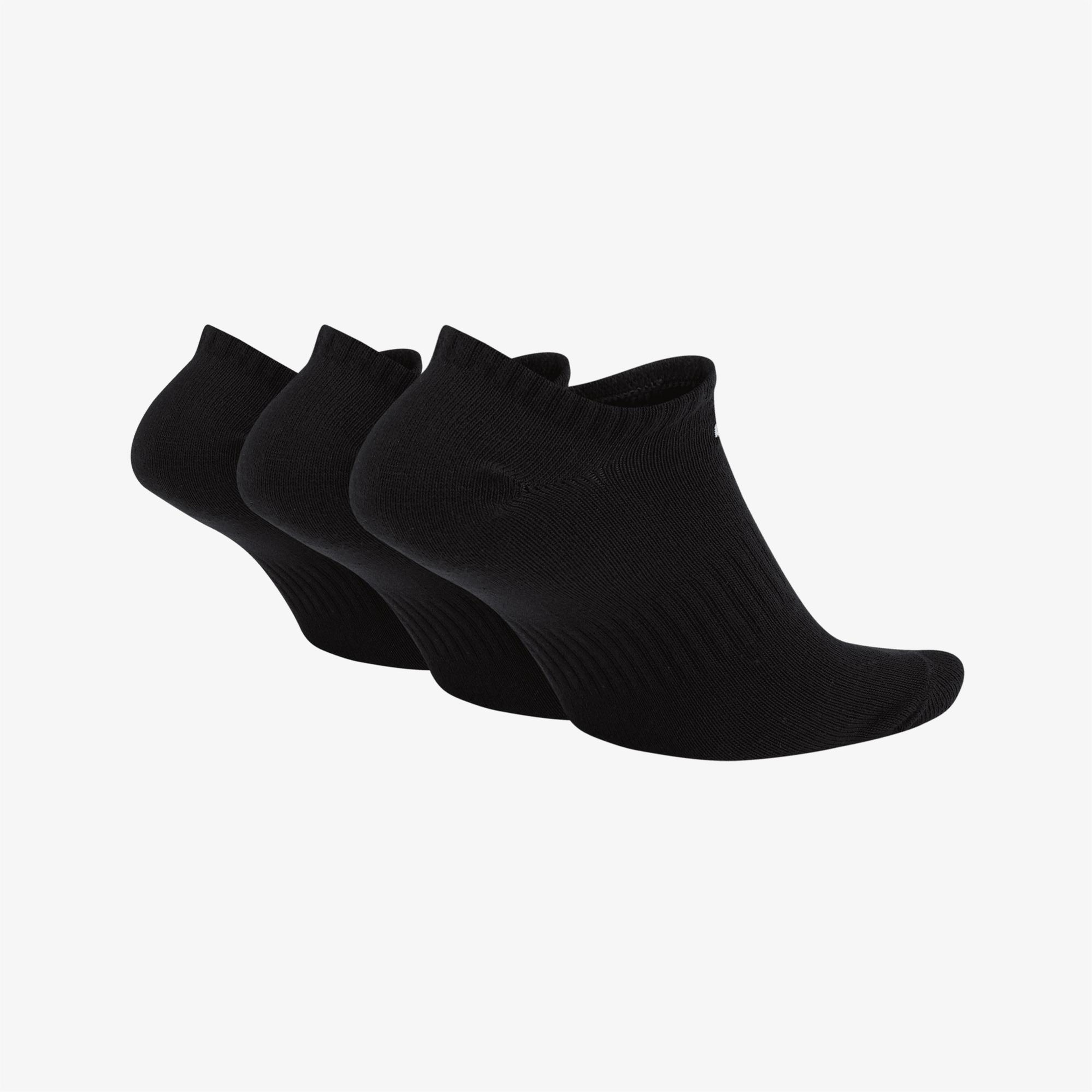 Nike Everyday Sportswear 3'lü 132 Unisex Siyah Çorap