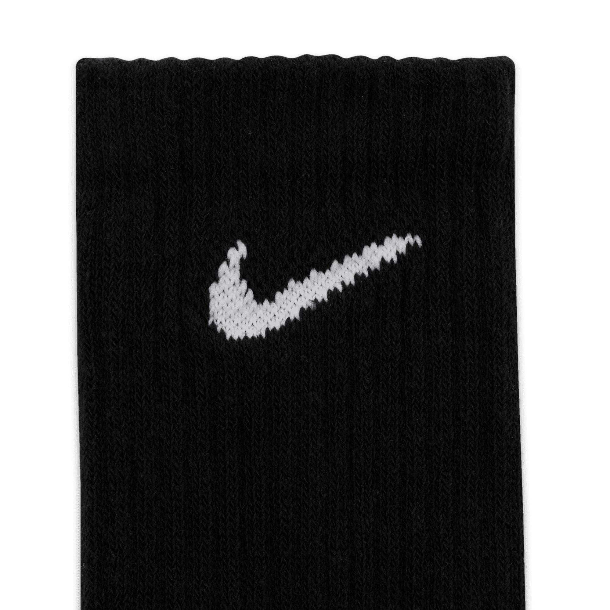 Nike Everyday Crew 3' lü Unisex Siyah Çorap