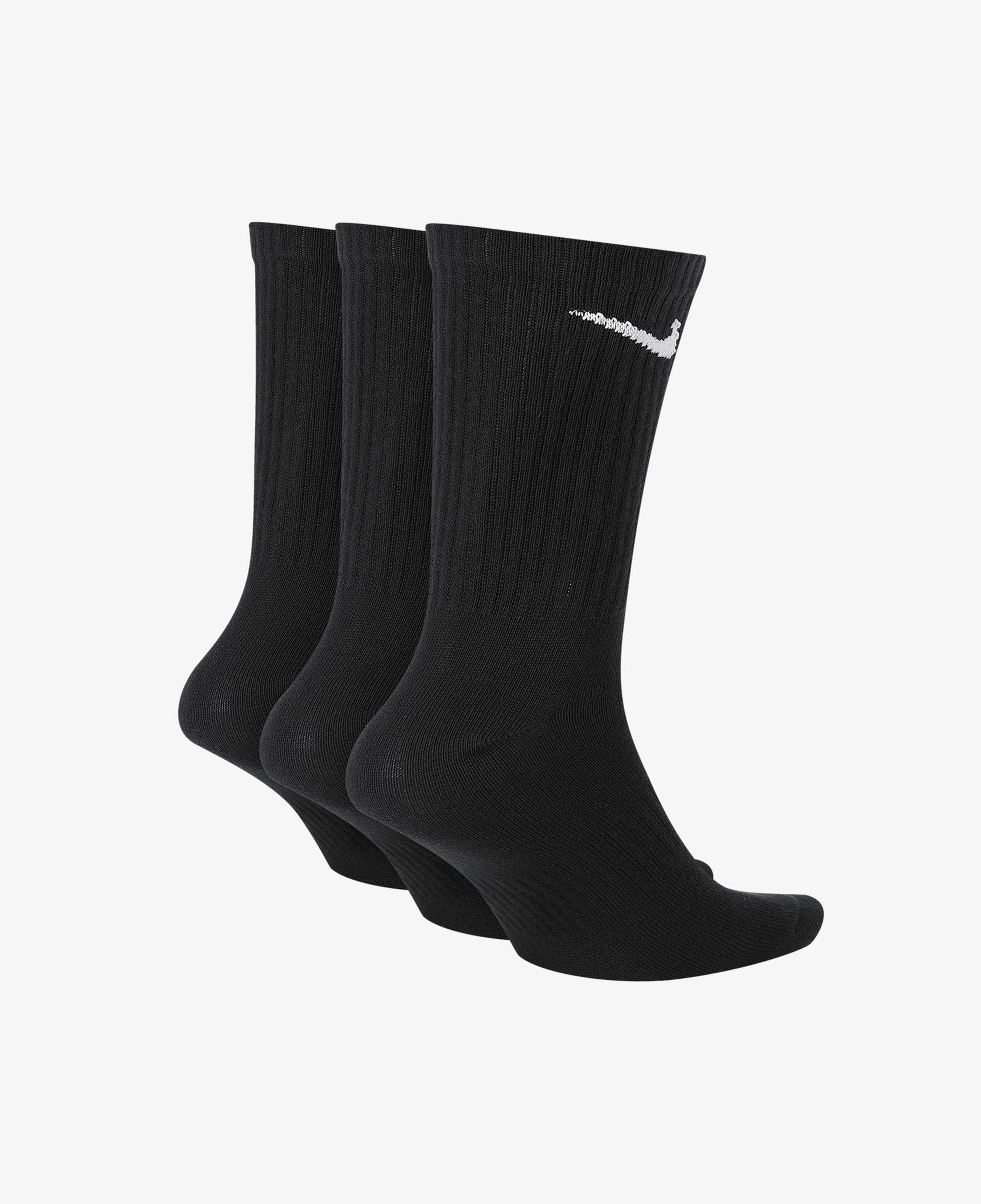 Nike Everyday Crew 3' lü Unisex Siyah Çorap