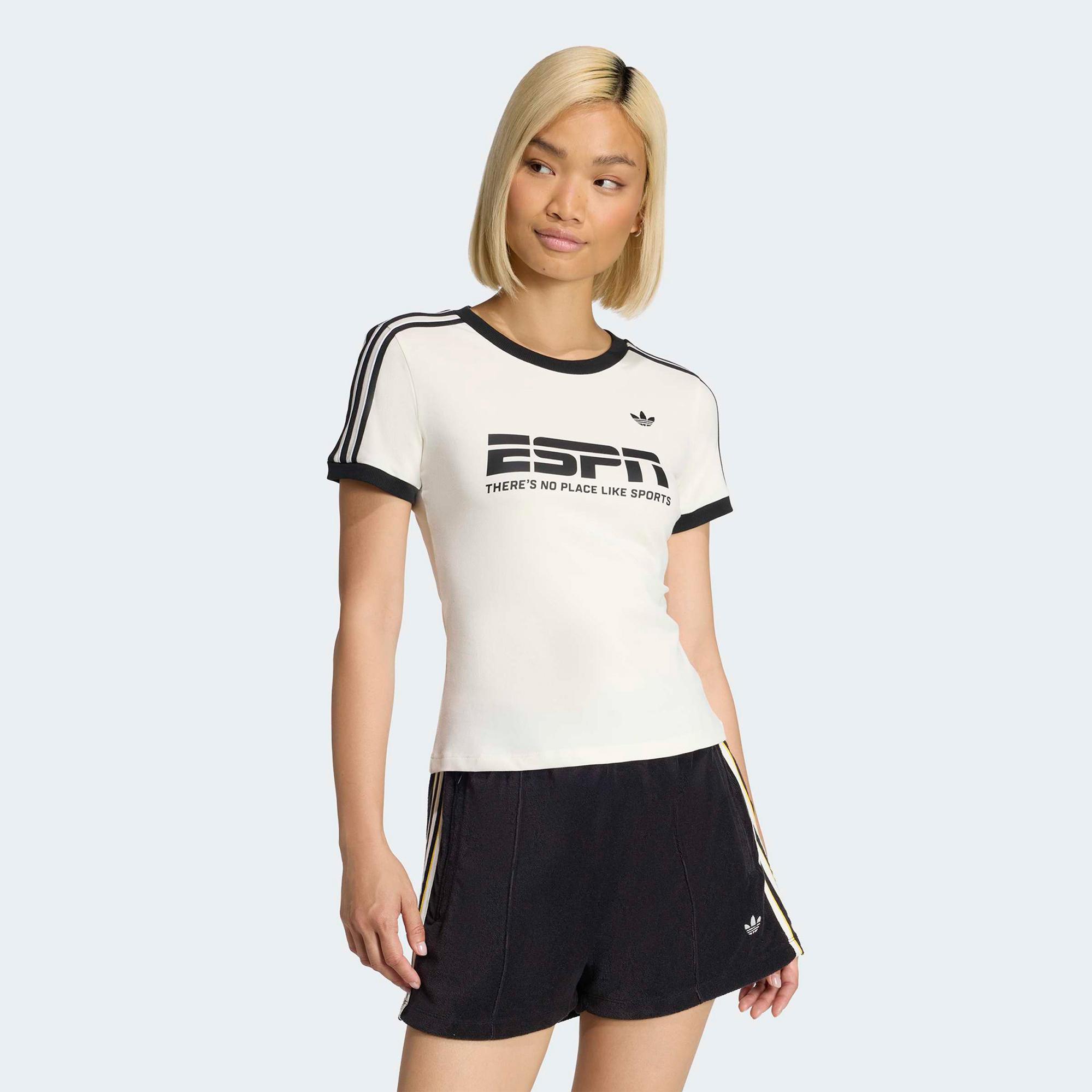 adidas Kadın Beyaz T-Shirt