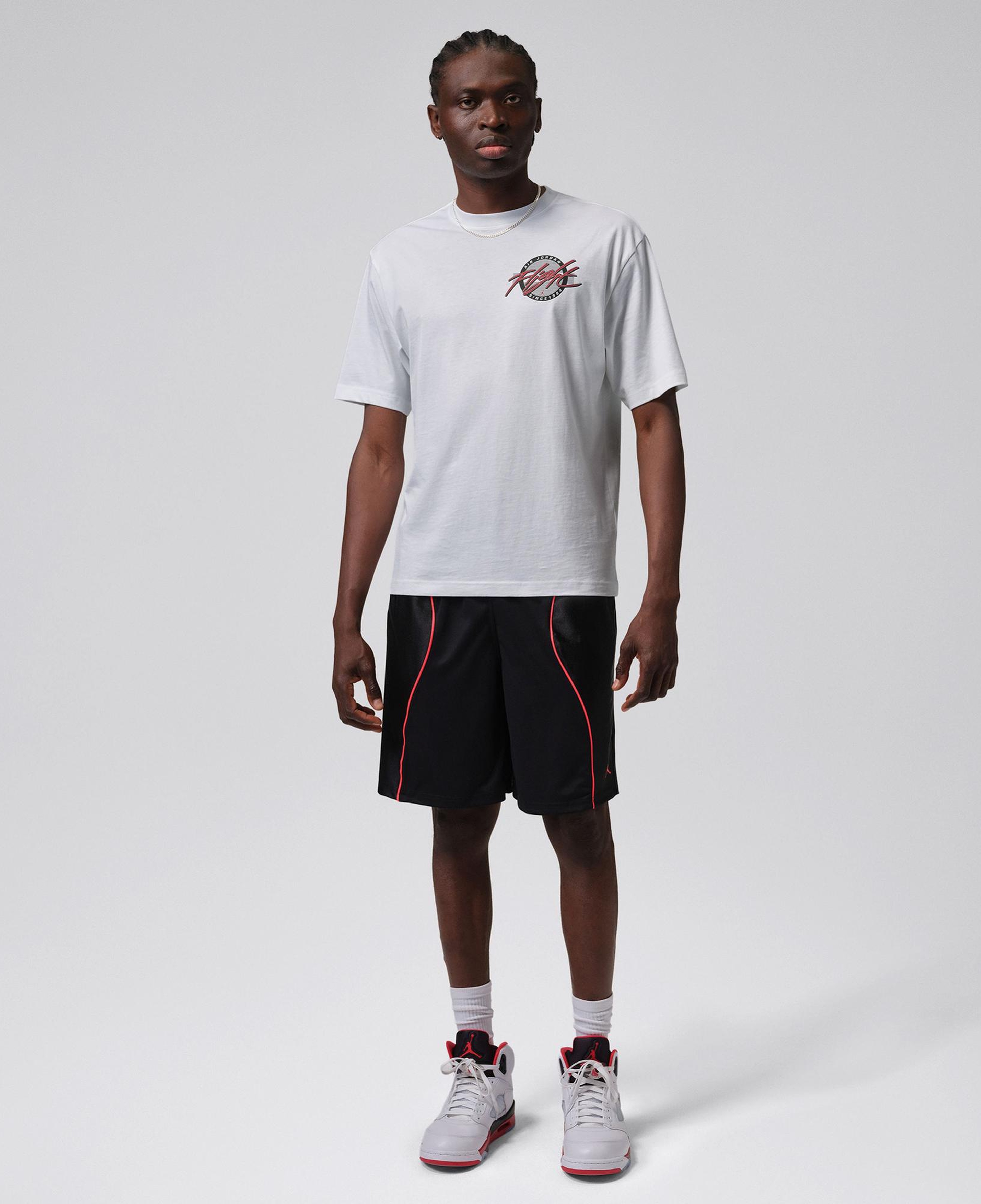 Jordan Flight Crew Erkek Beyaz T-Shirt