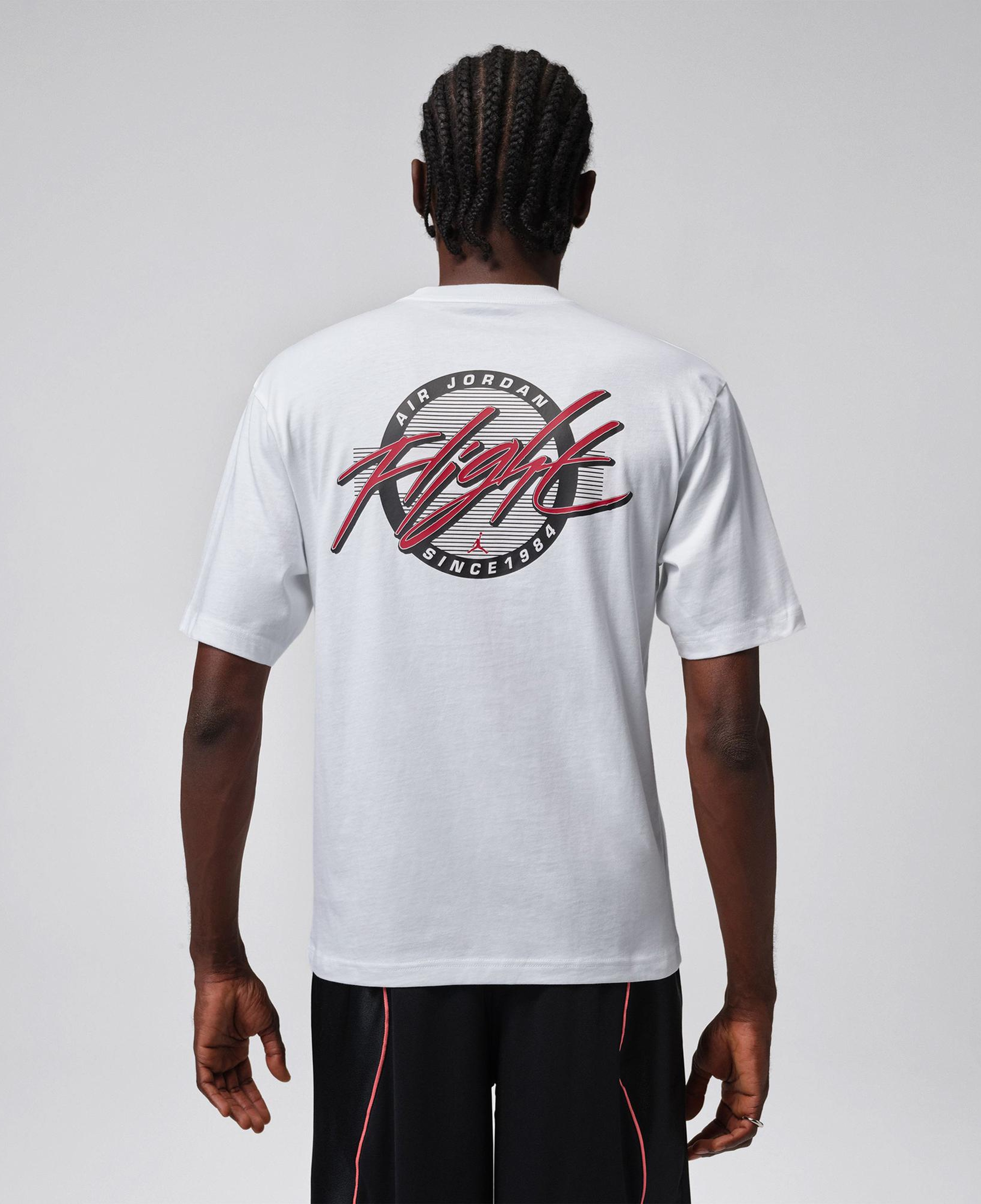 Jordan Flight Crew Erkek Beyaz T-Shirt