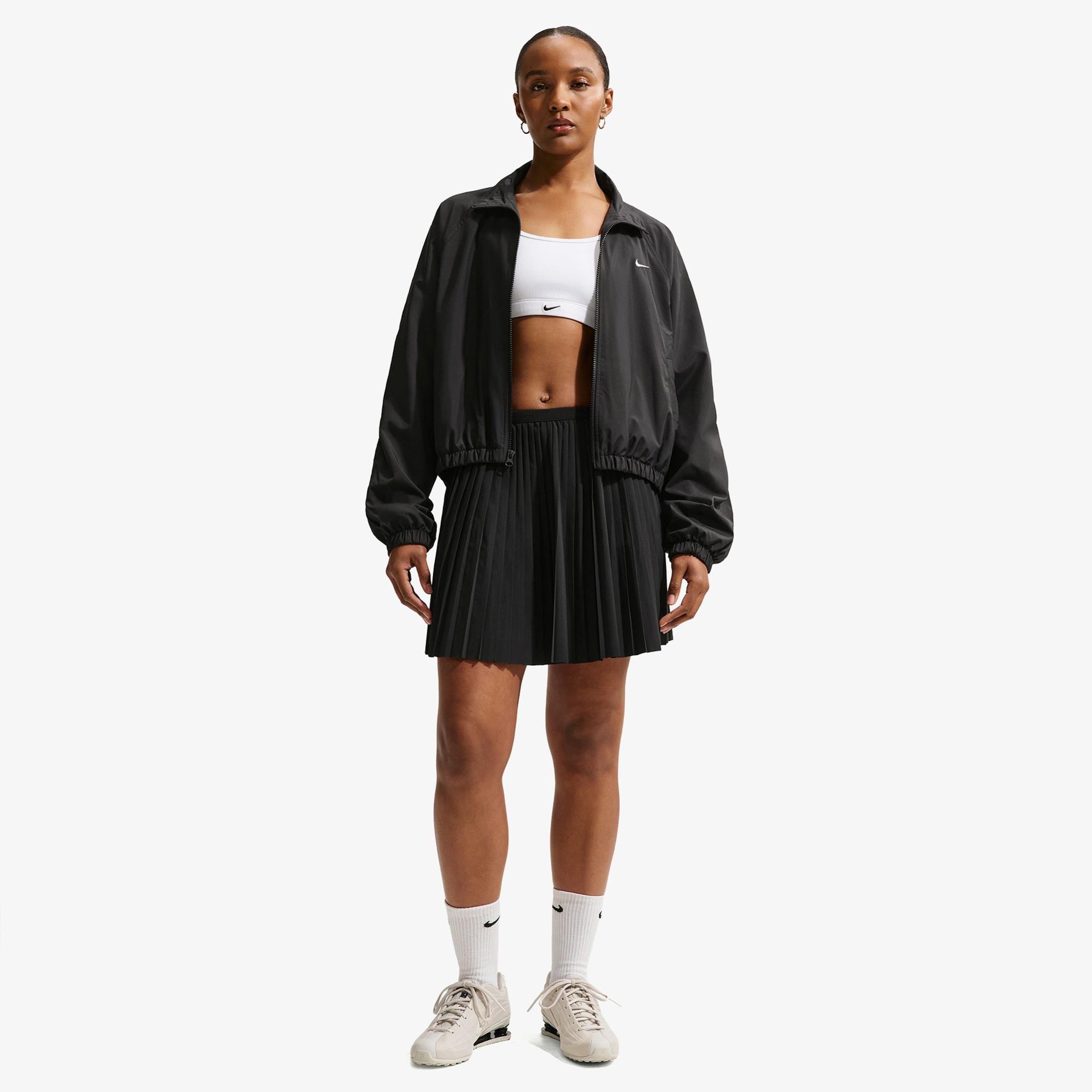 Nike Sportswear Classic Track Kadın Siyah Ceket