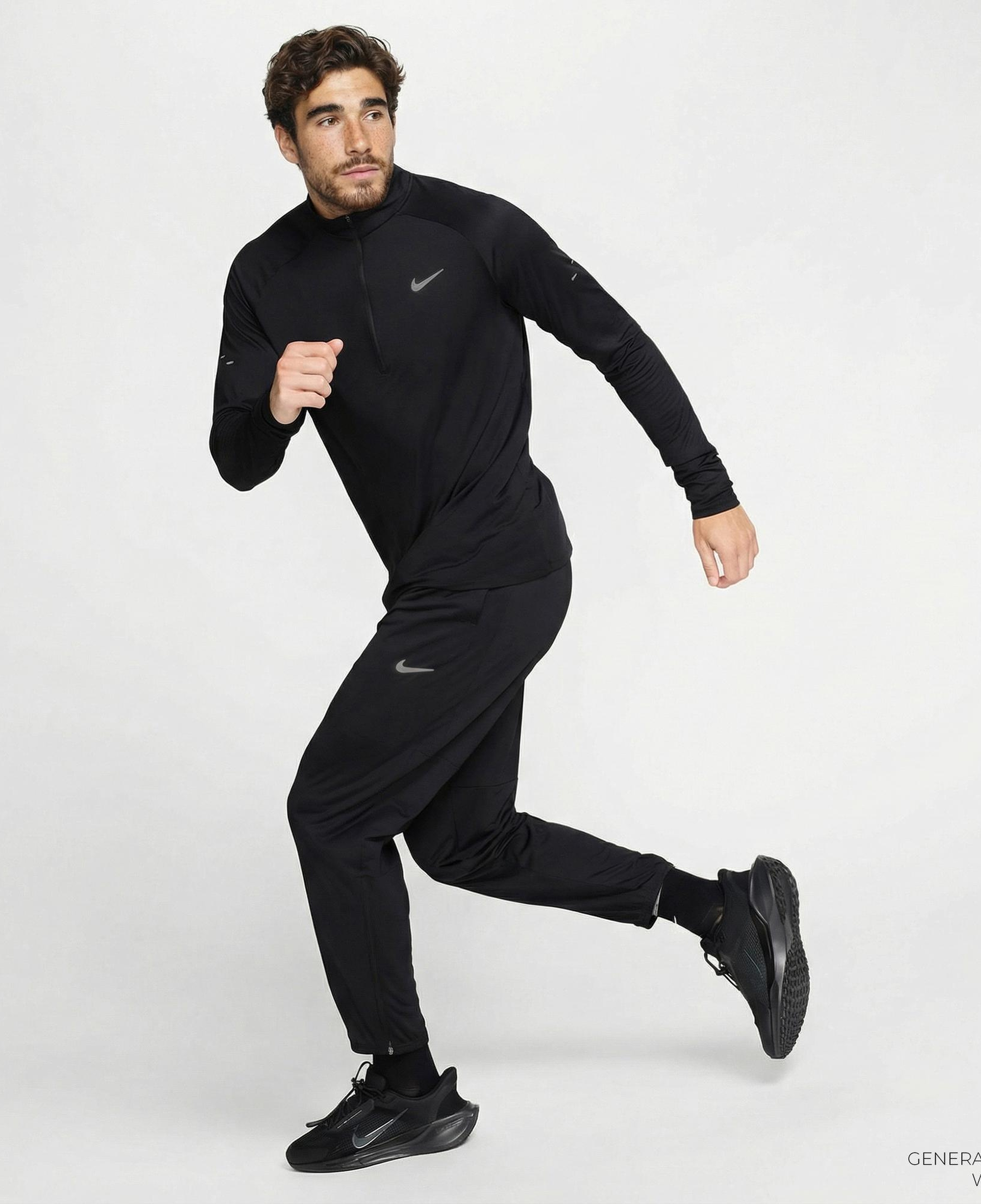 Nike Dri-Fit Challenger Erkek Siyah Eşofman Altı