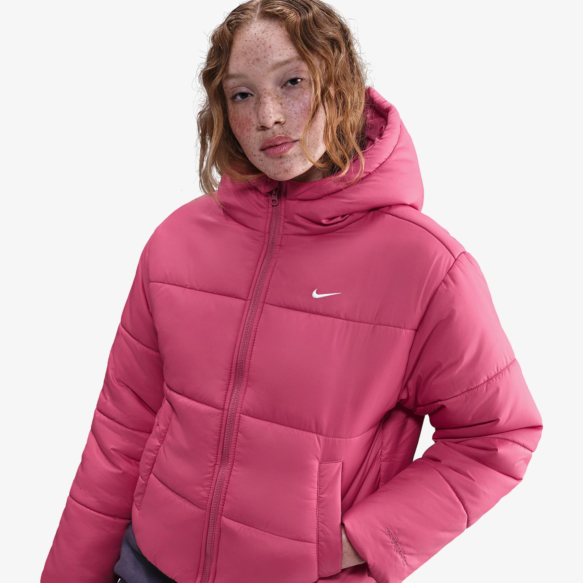 Nike Sportswear Therma-Fit Classic Puffer Kadın Pembe Mont