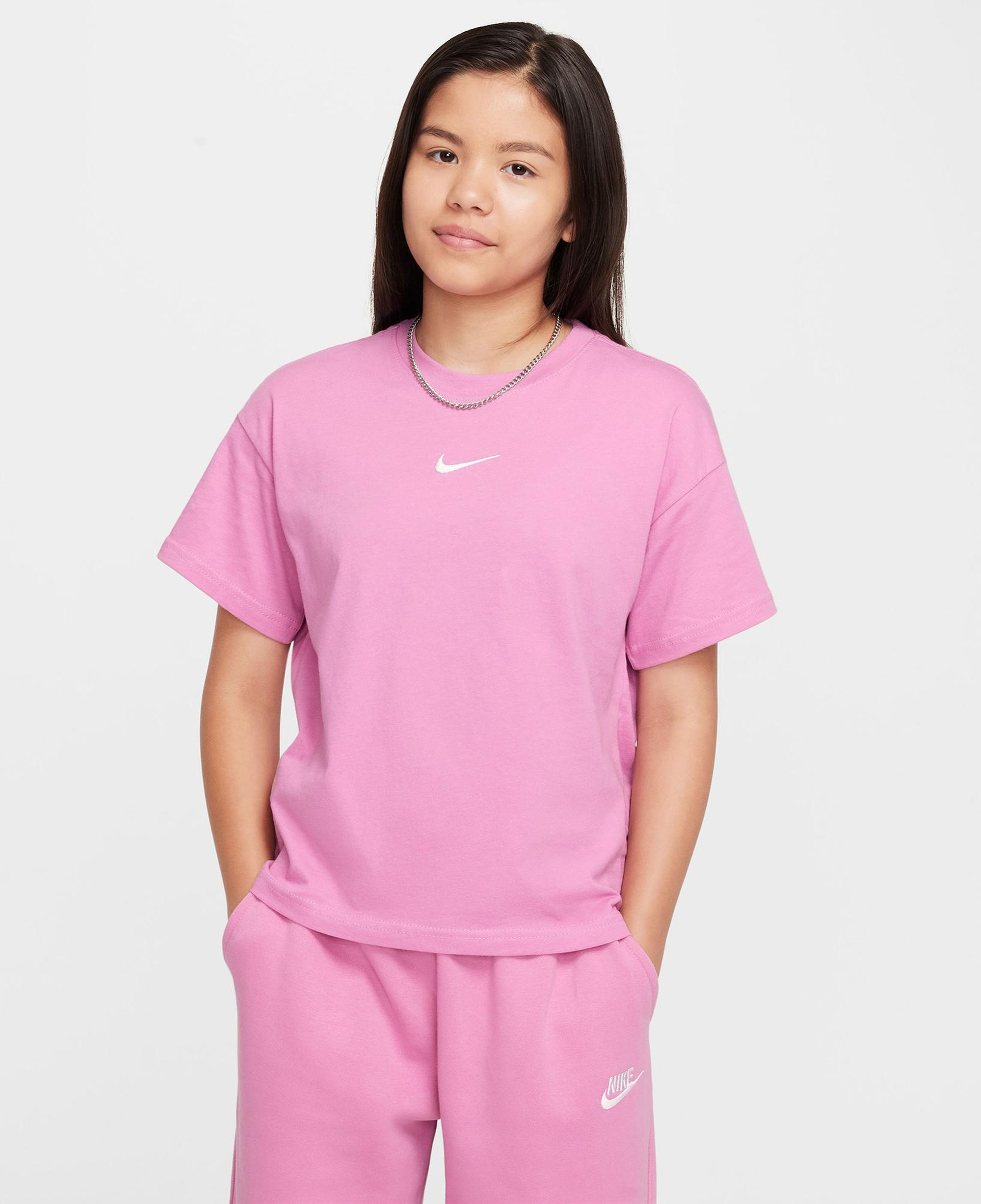 Nike Sportswear Essentials Çocuk Pembe T-Shirt