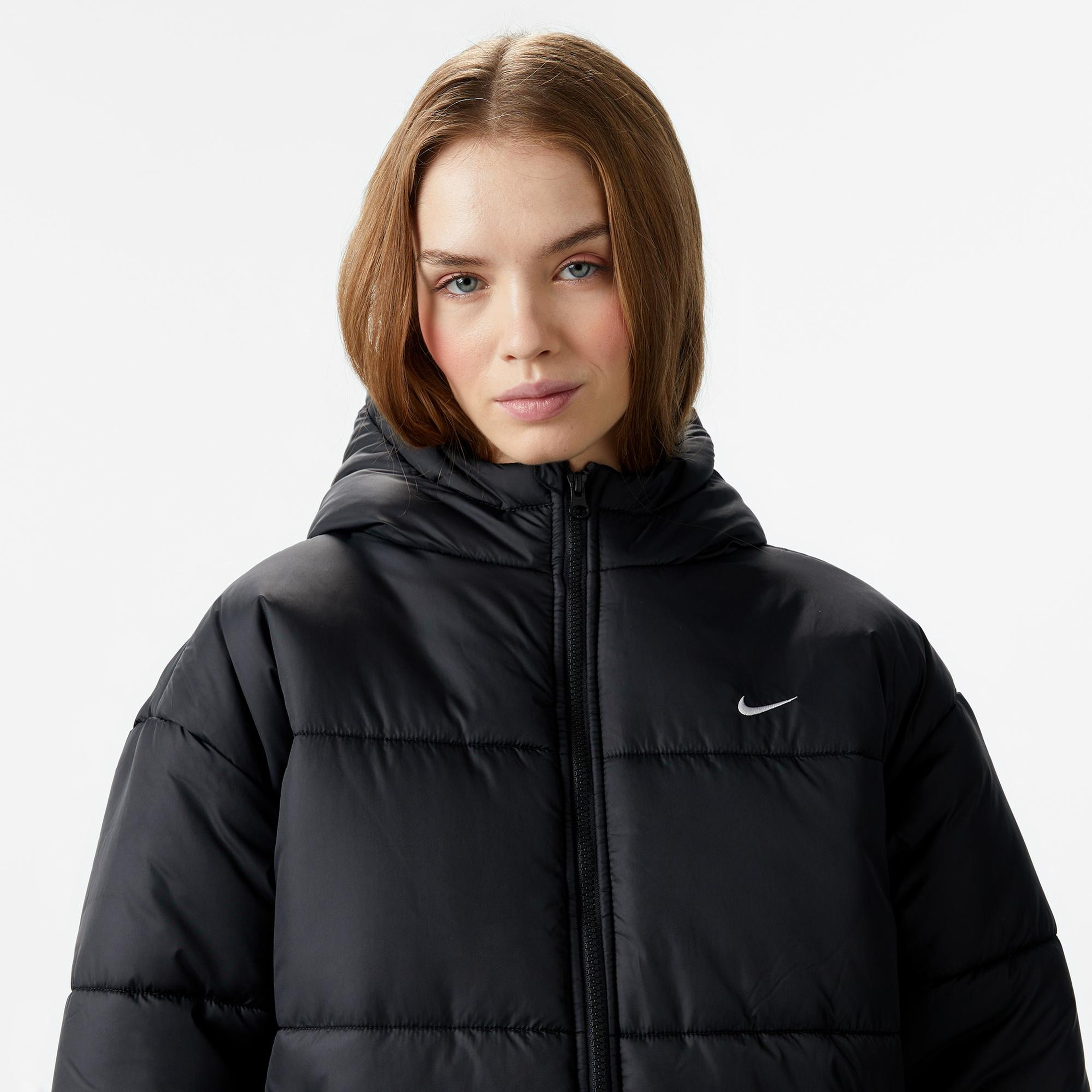 Nike Sportswear Classic Puffer Kadın Siyah Mont