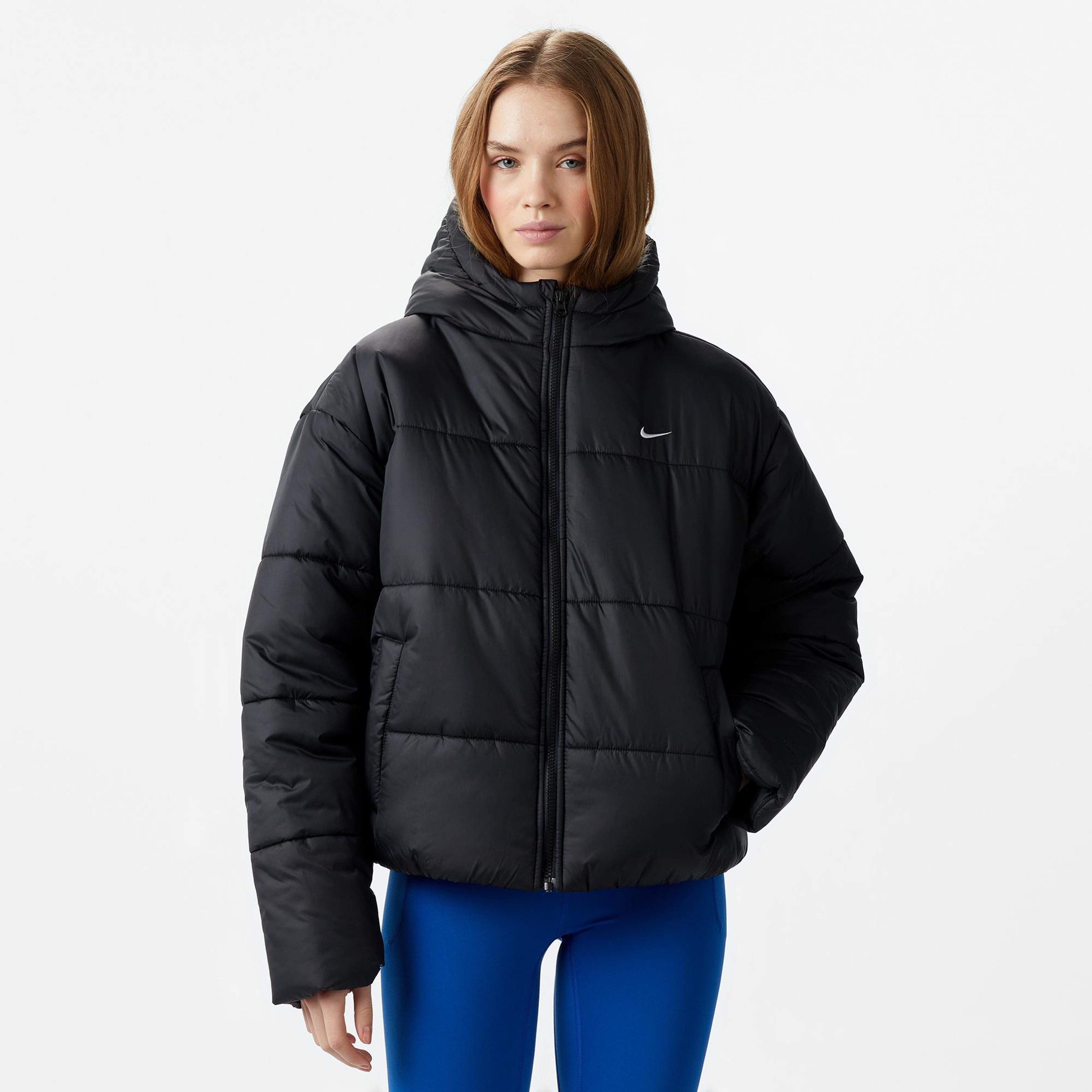 Nike Sportswear Classic Puffer Kadın Siyah Mont