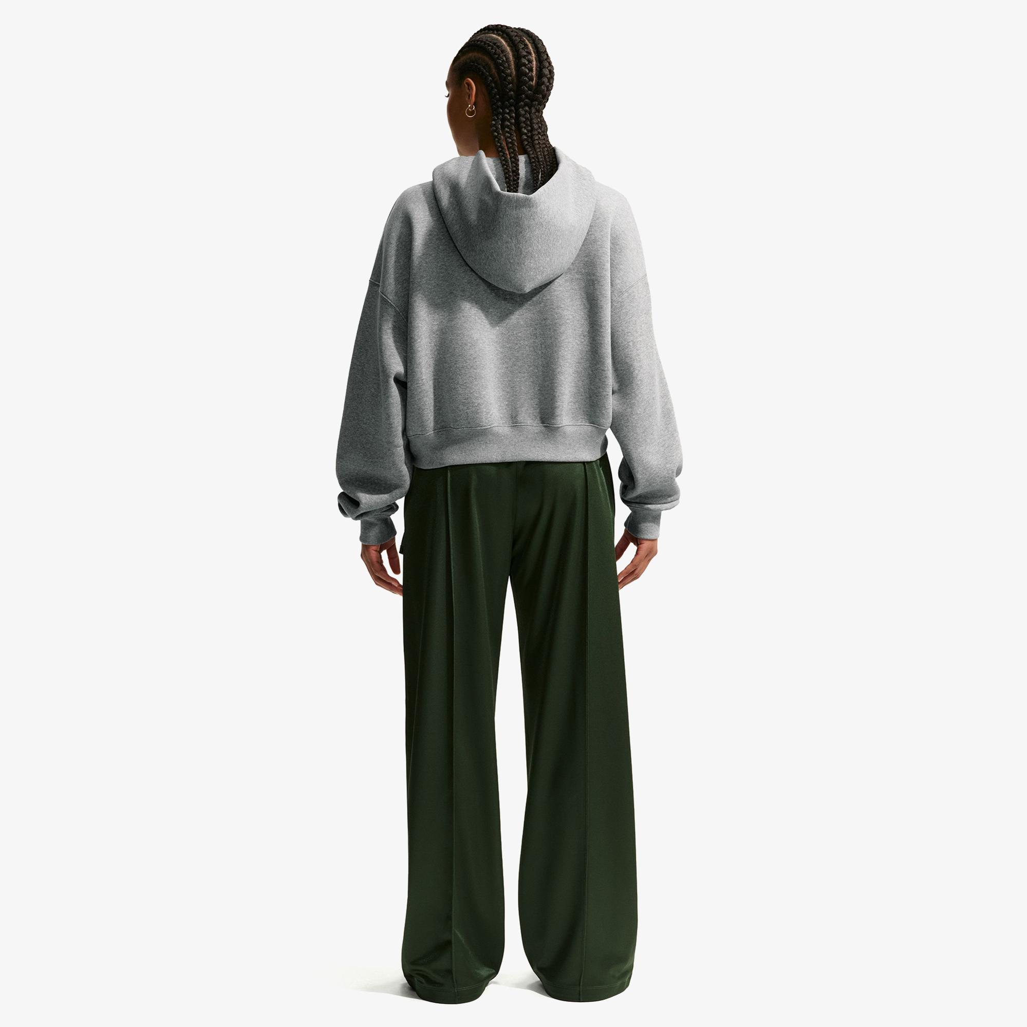 Nike Sportswear Phoenix Fleece Kadın Gri Hoodie