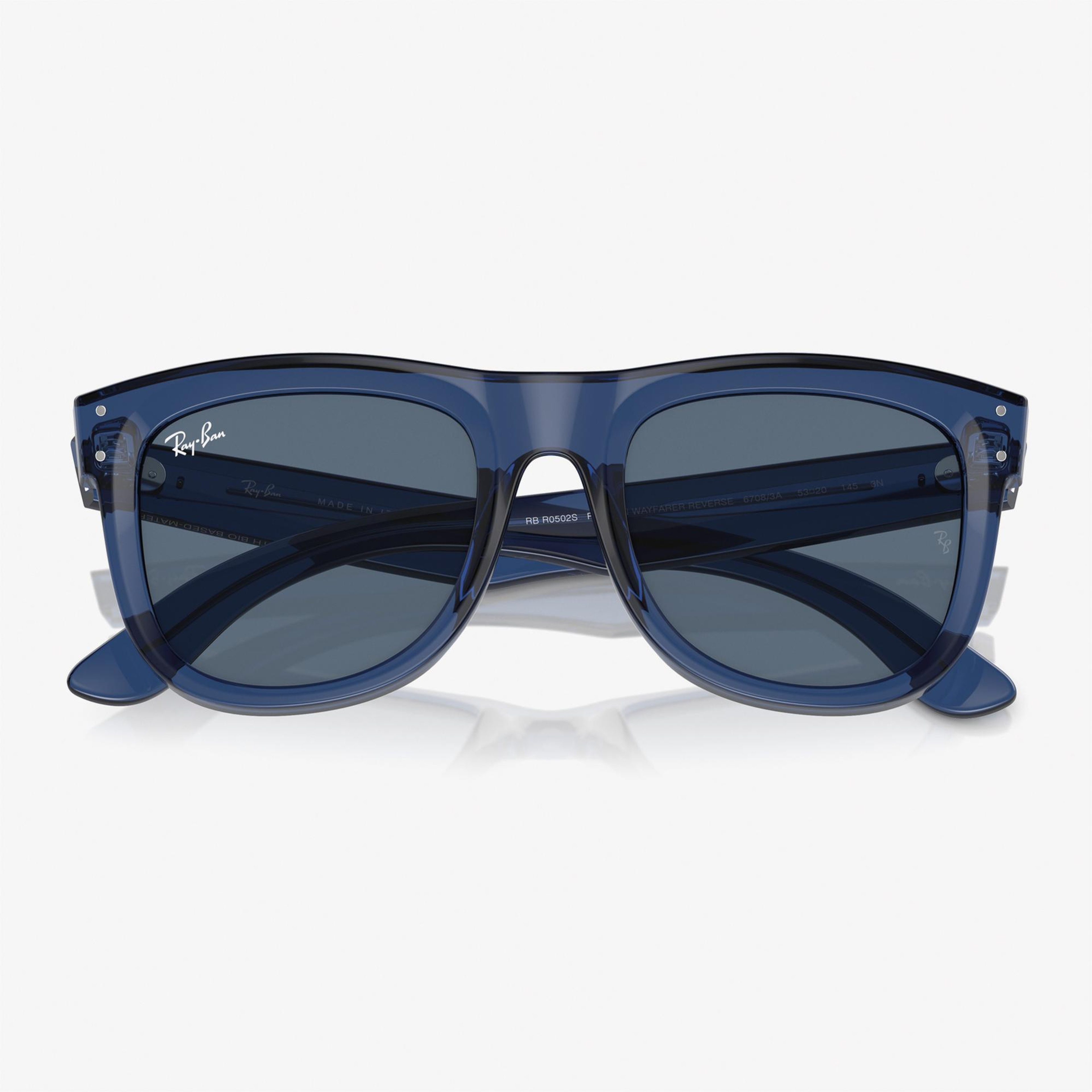 RAY-BAN 0RBR0502S Injected Wyfarer Unisex Mavi Güneş Gözlüğü