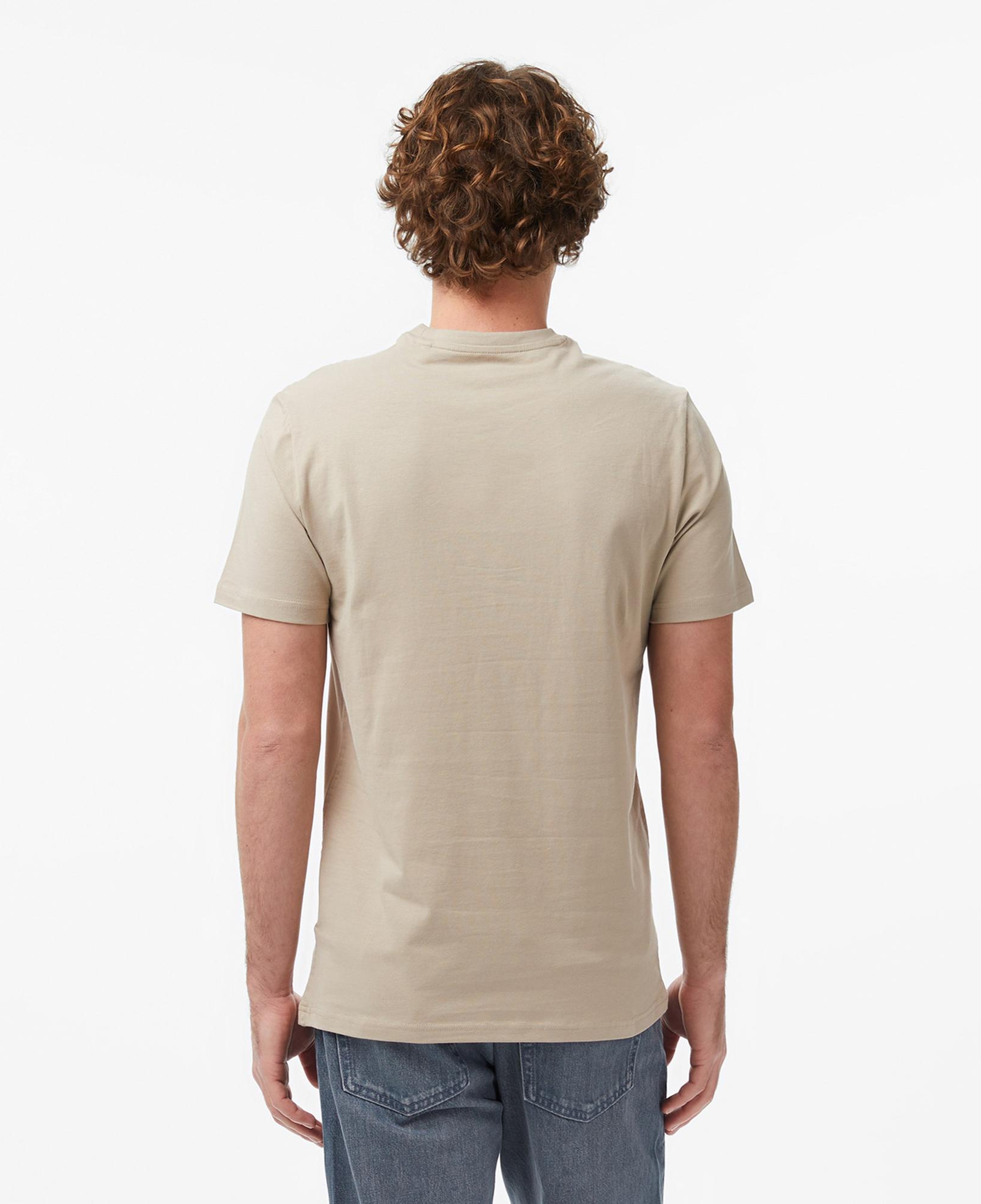 Guess Slim Fit Erkek Bej T-Shirt