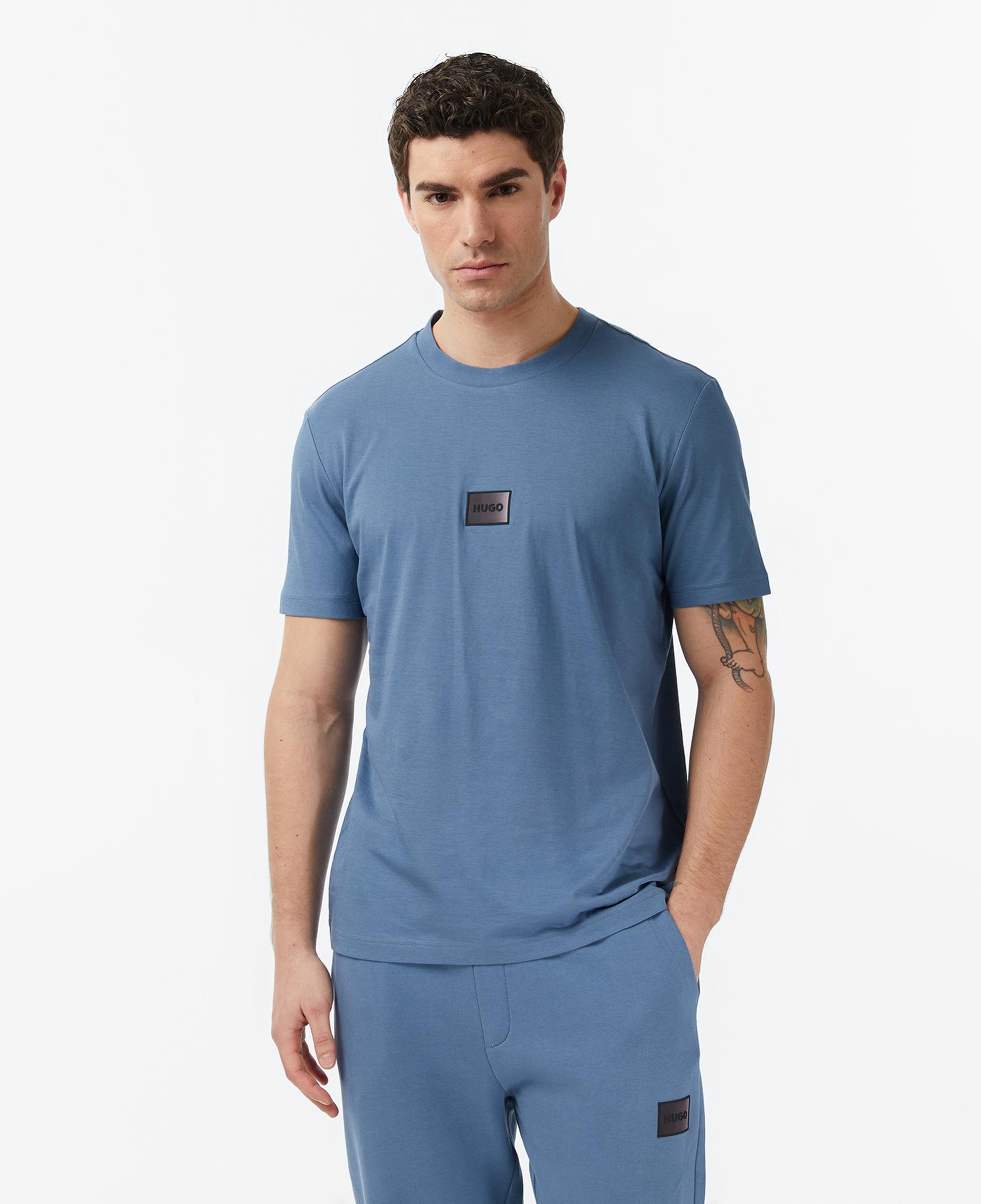 Hugo Danotie Erkek Mavi T-Shirt